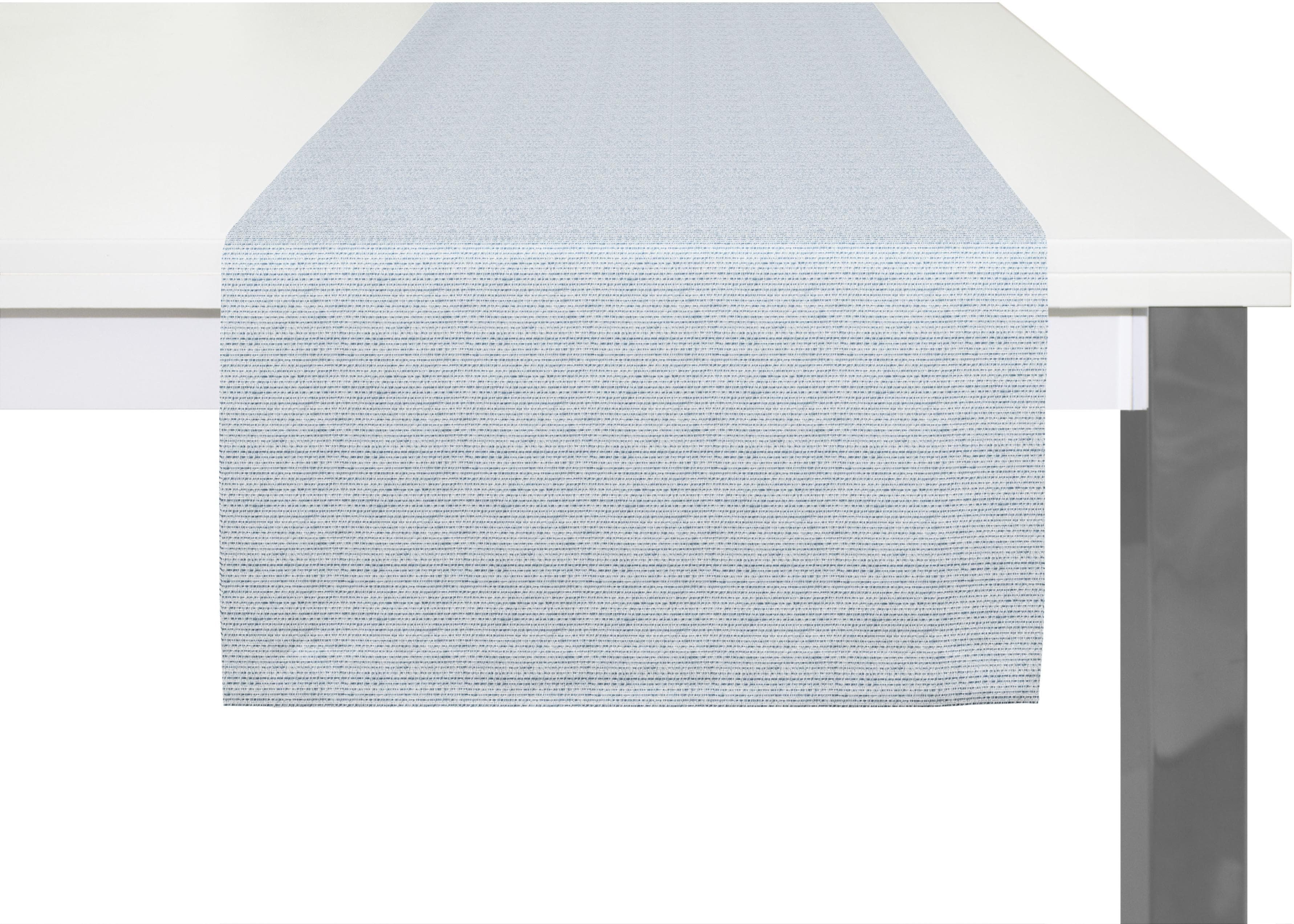 Tischläufer WIRTH Berwick Blau 150x40cm Baumwolle Polyester