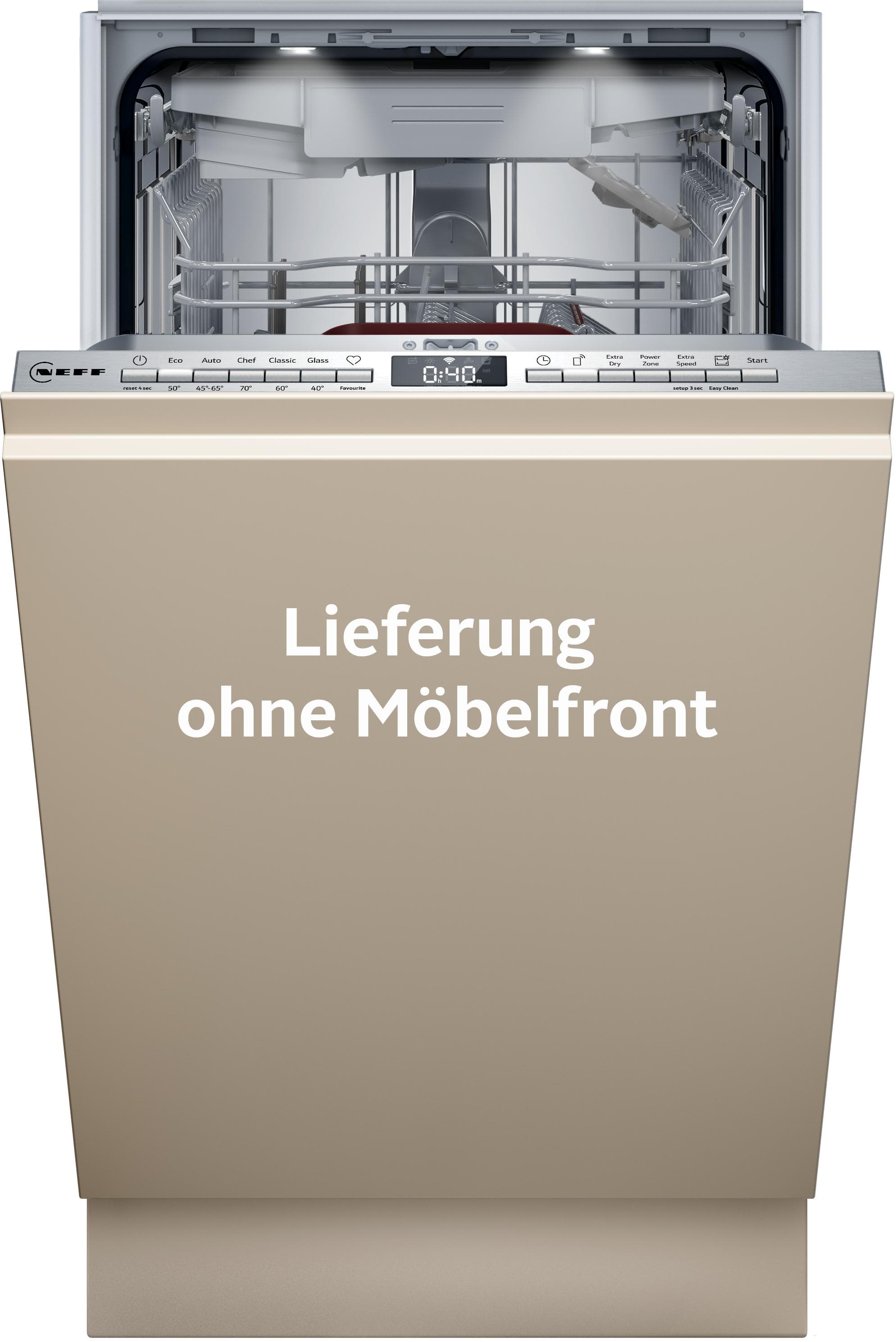 NEFF Geschirrspüler S855EMX34E Vollintegrierbar Weiß