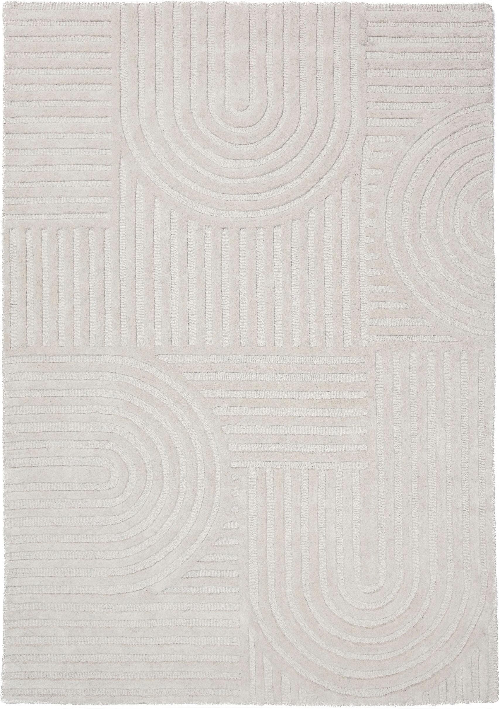 FLAIR RUGS ZEN GARDEN Teppich Ivor 100% Wolle Handgetuftet