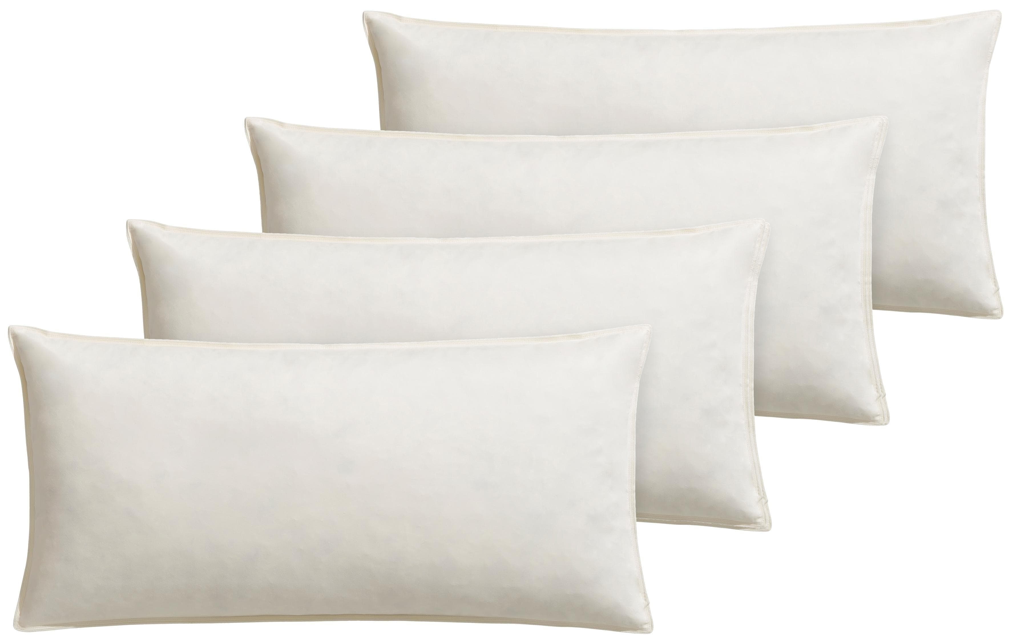 OTTO KELLER Annabelle Federkissen 40x80 cm Baumwolle Creme
