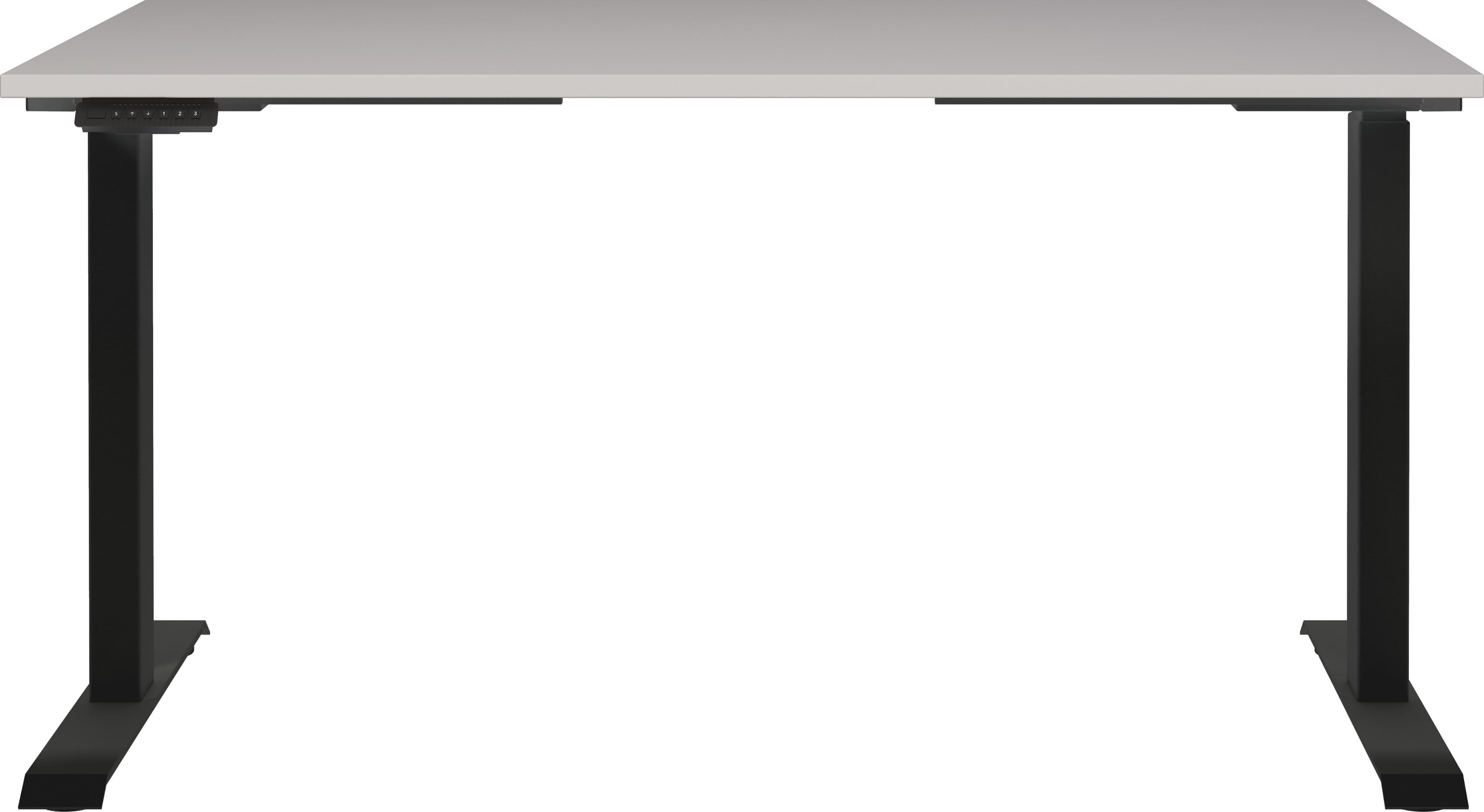 Germania Jet Schreibtisch elektrisch höhenverstellbar Kaschmir/Schwarz