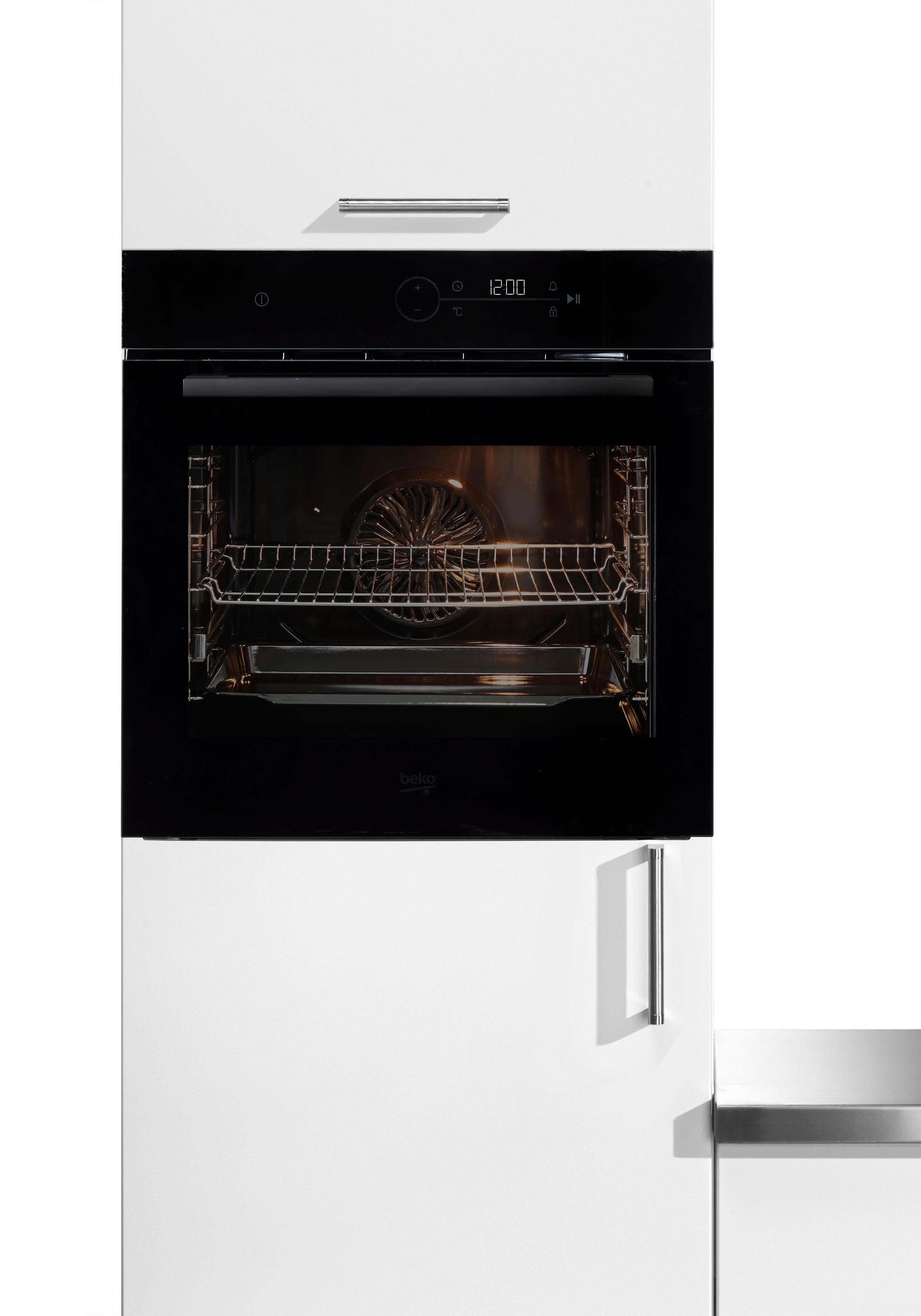 BEKO Einbaubackofen BCBIM17400B Schwarz AirFry Multifunktion