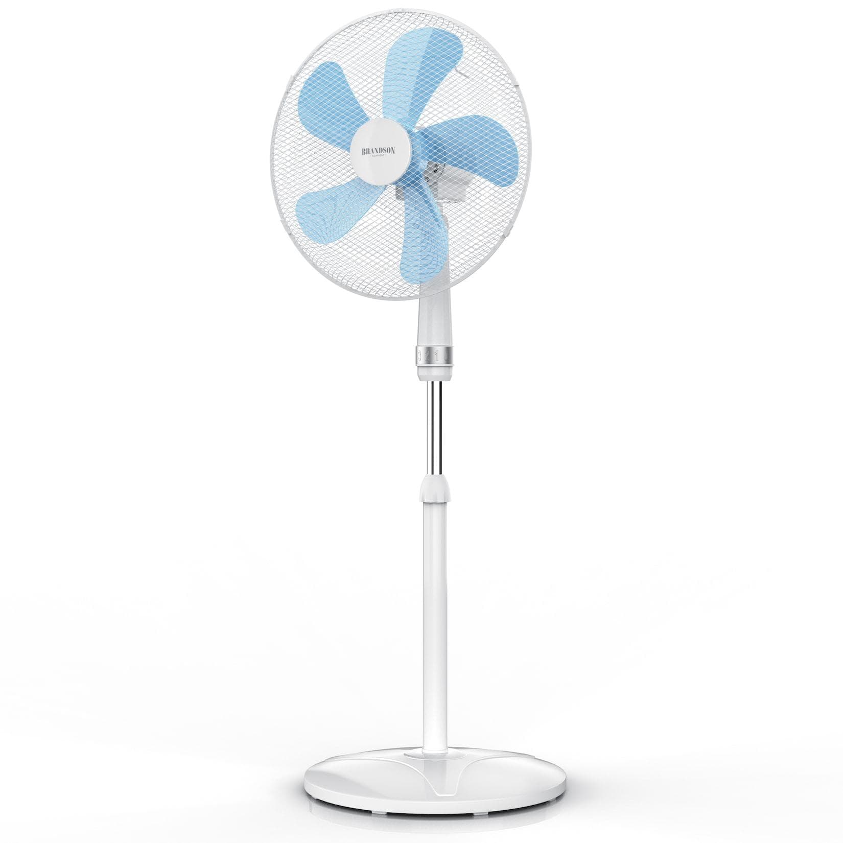 Brandson Standventilator 40 cm höhenverstellbar mit Oszillation