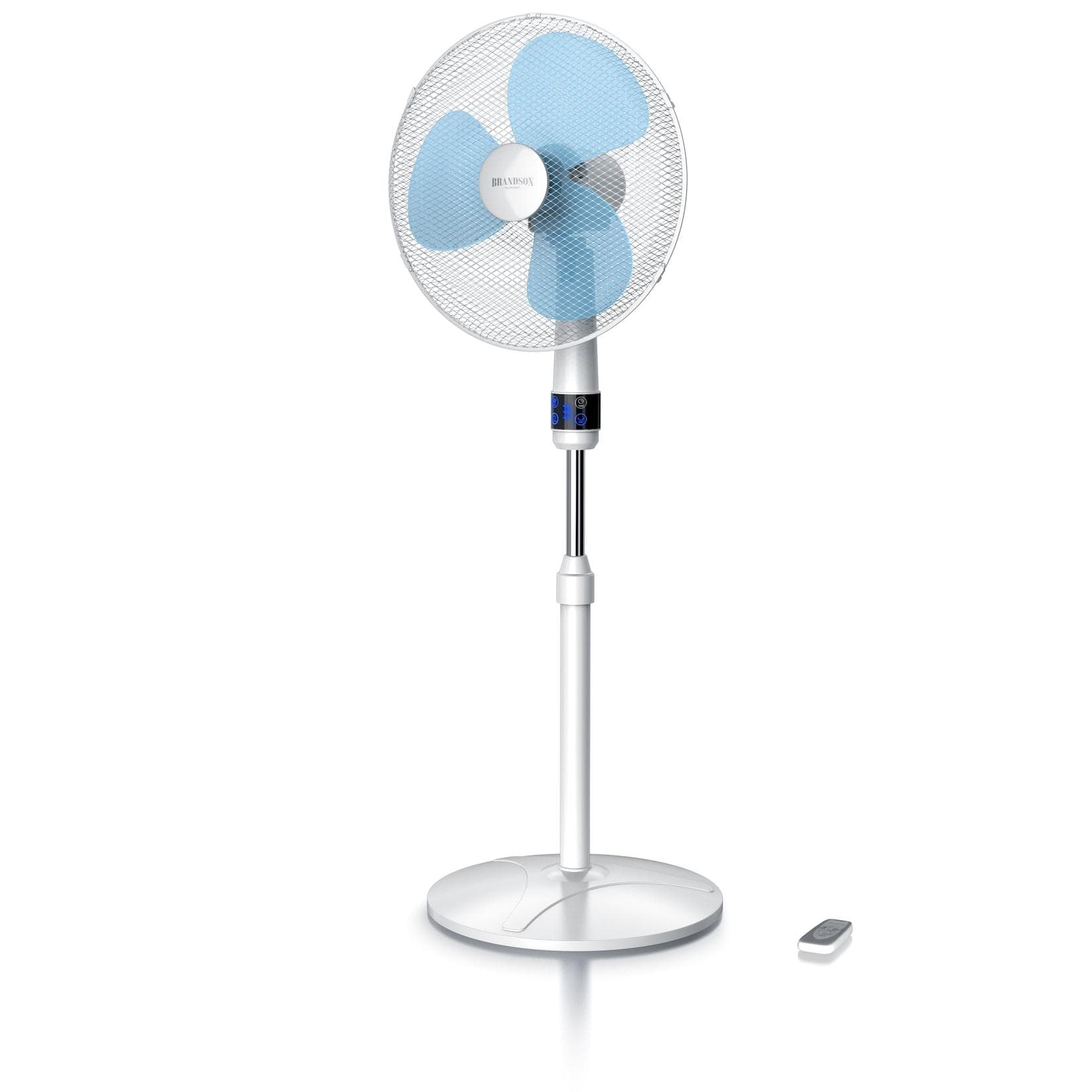 Brandson Standventilator Leise mit Fernbedienung Höhenverstellbar