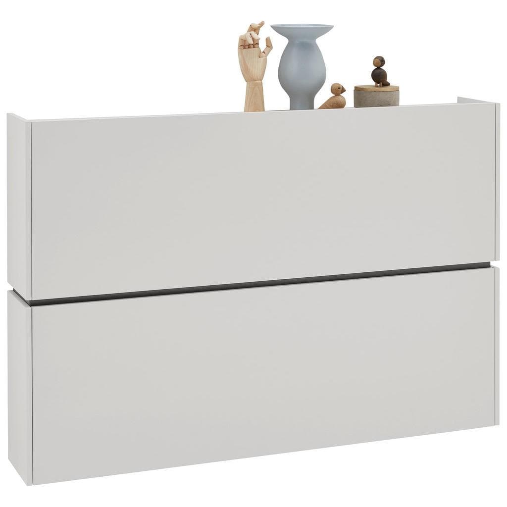 Voleo Schuhschrank Kaschmir Holzwerkstoff 140x93x22 cm