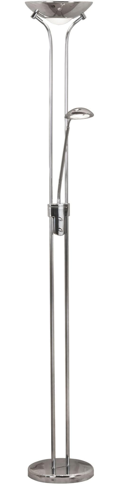 Moderne Stehlampe in Chrom