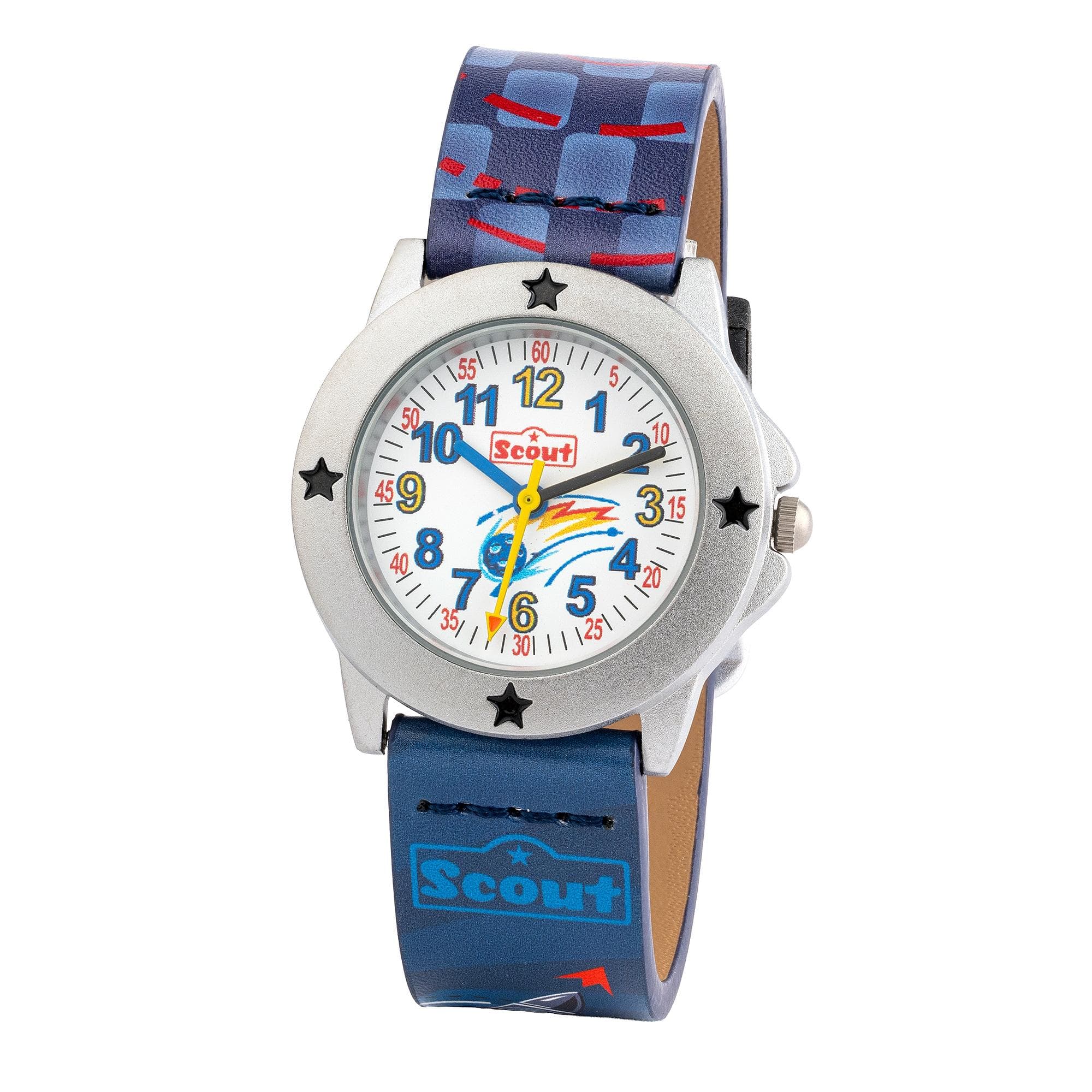 Quarzuhr SCOUT Weltraum Bunt Kinder Armbanduhr