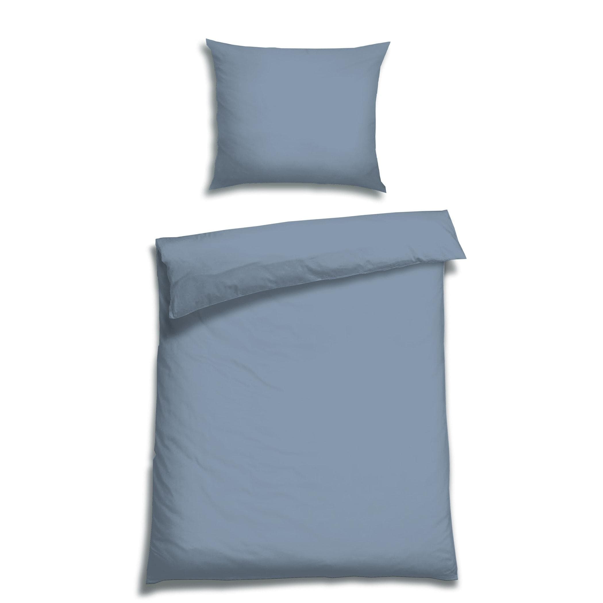 FLORELLA Bettwäsche TENCEL Lyocell Uni Beige 140x200 cm