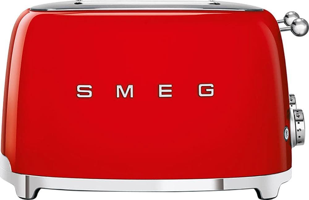 SMEG Toaster TSF03RDEU - 4-Schlitz Toaster Rot
