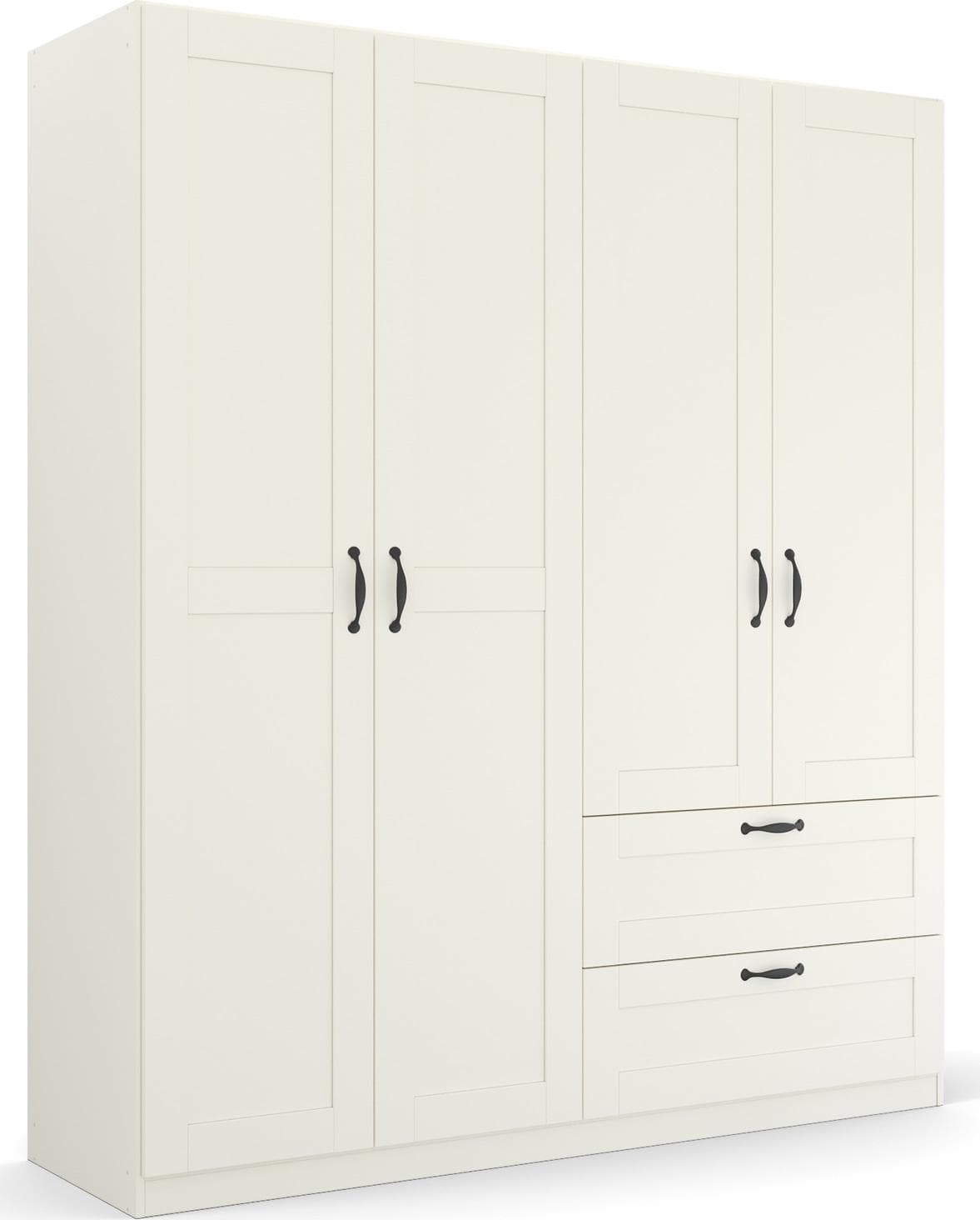 Rauch Drehtürenschrank COTTAGE BY QUADRA SPIN Alpinweiß