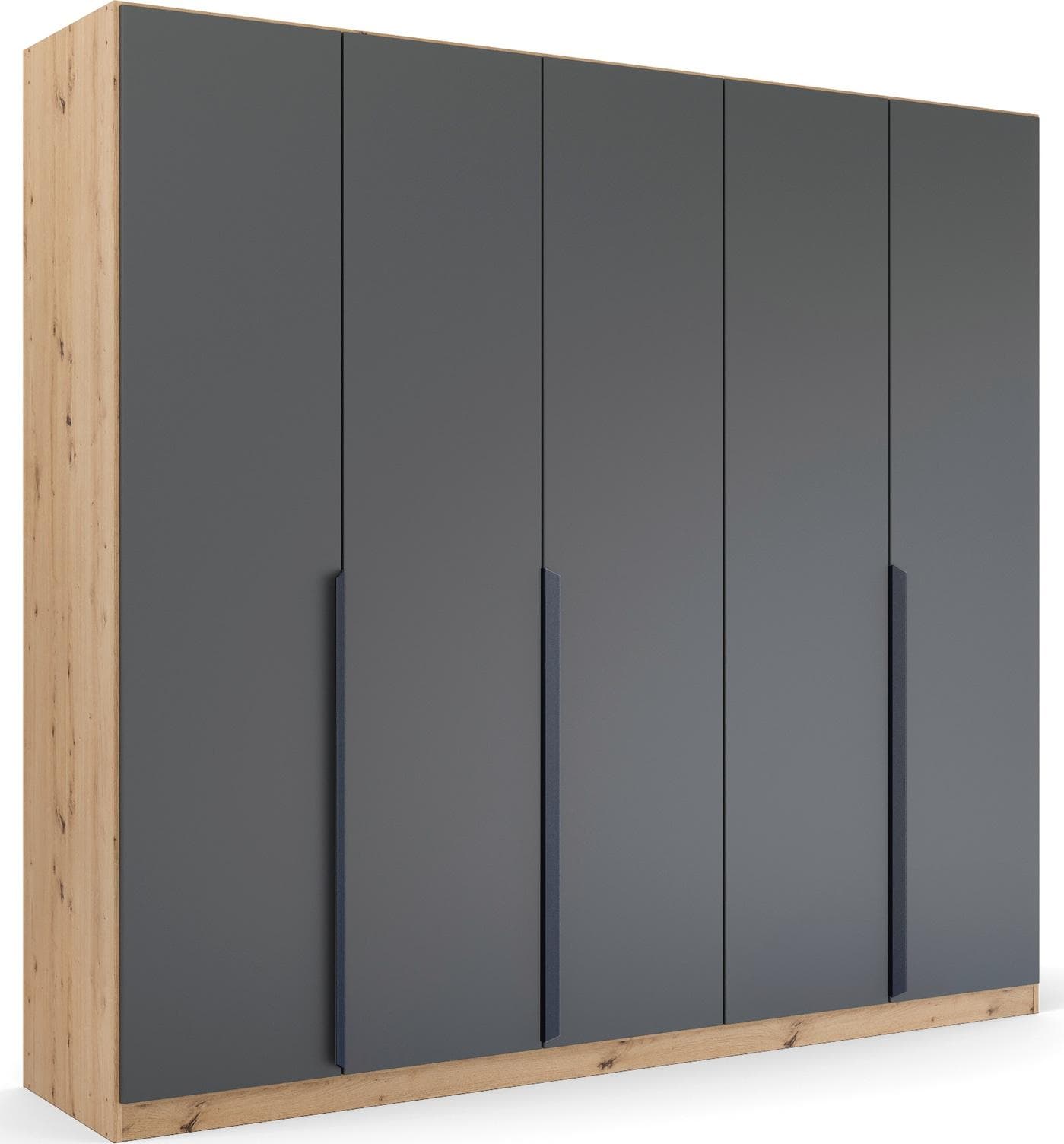 Rauch Kleiderschrank Quadra Spin Industrial Style Eiche/Grau