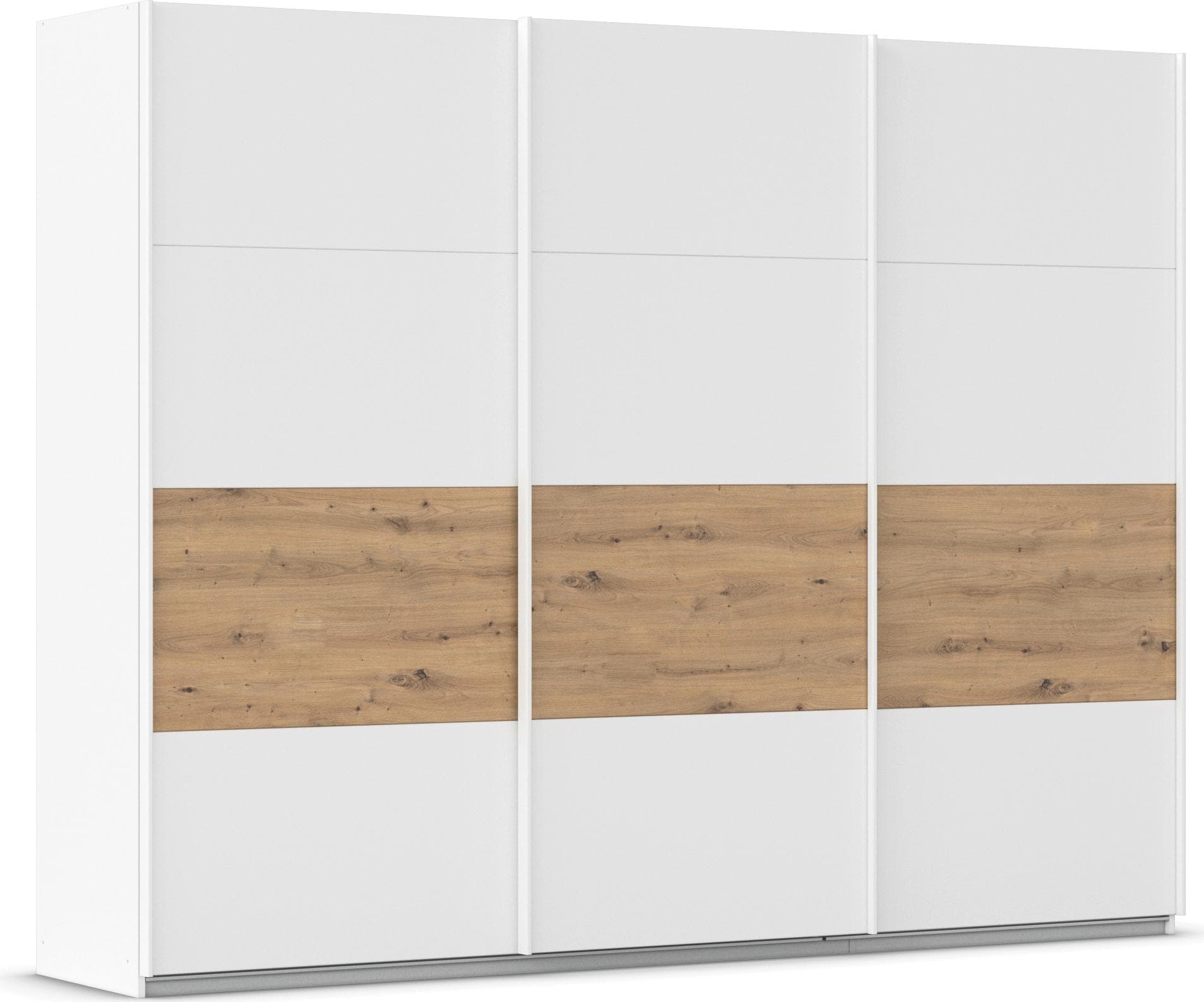 RAUCH Schwebetürenschrank CORTONA Weiß Eiche Artisan