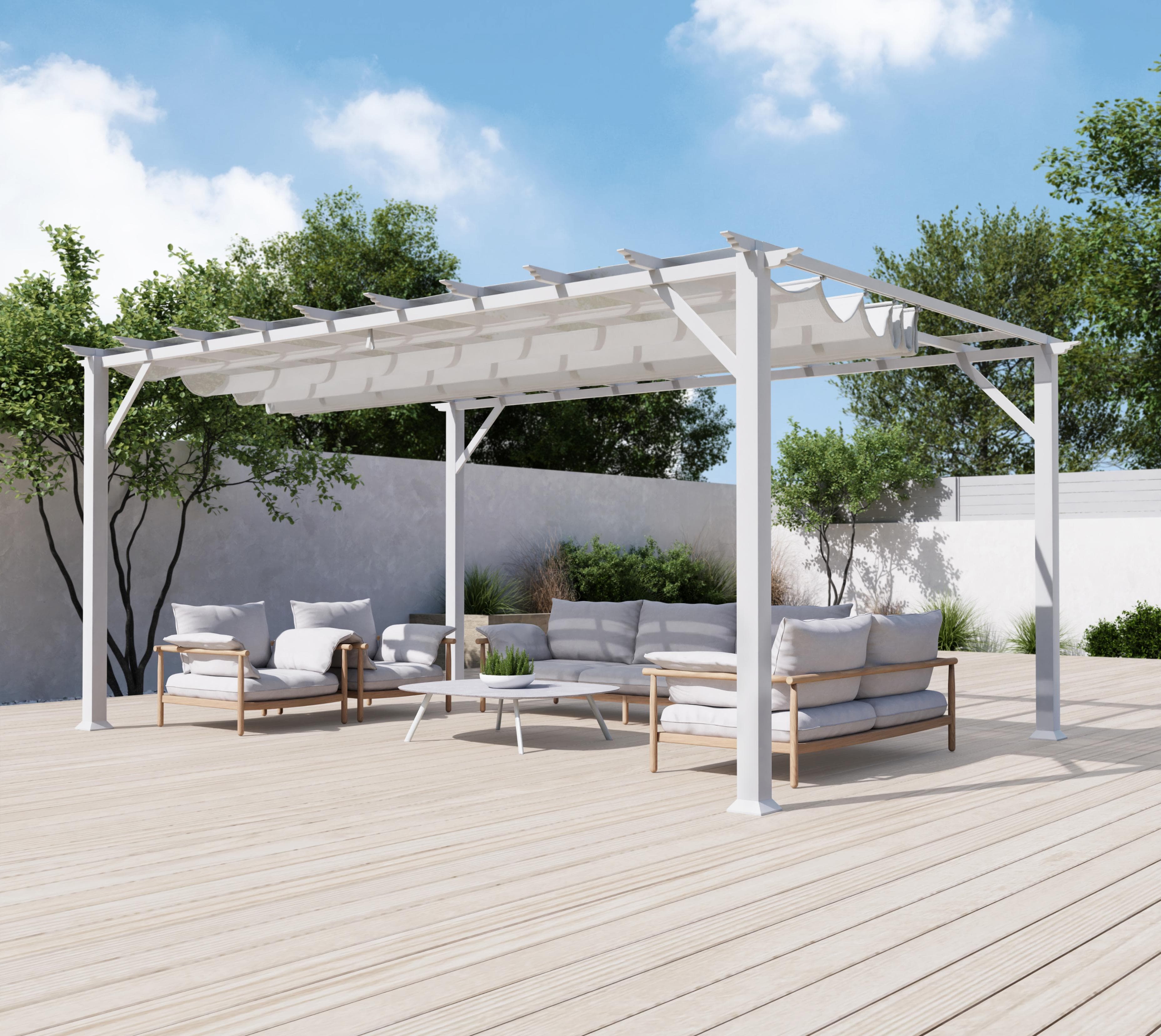 Paragon Aluminium Pergola Florenz Modernes Gartenhaus