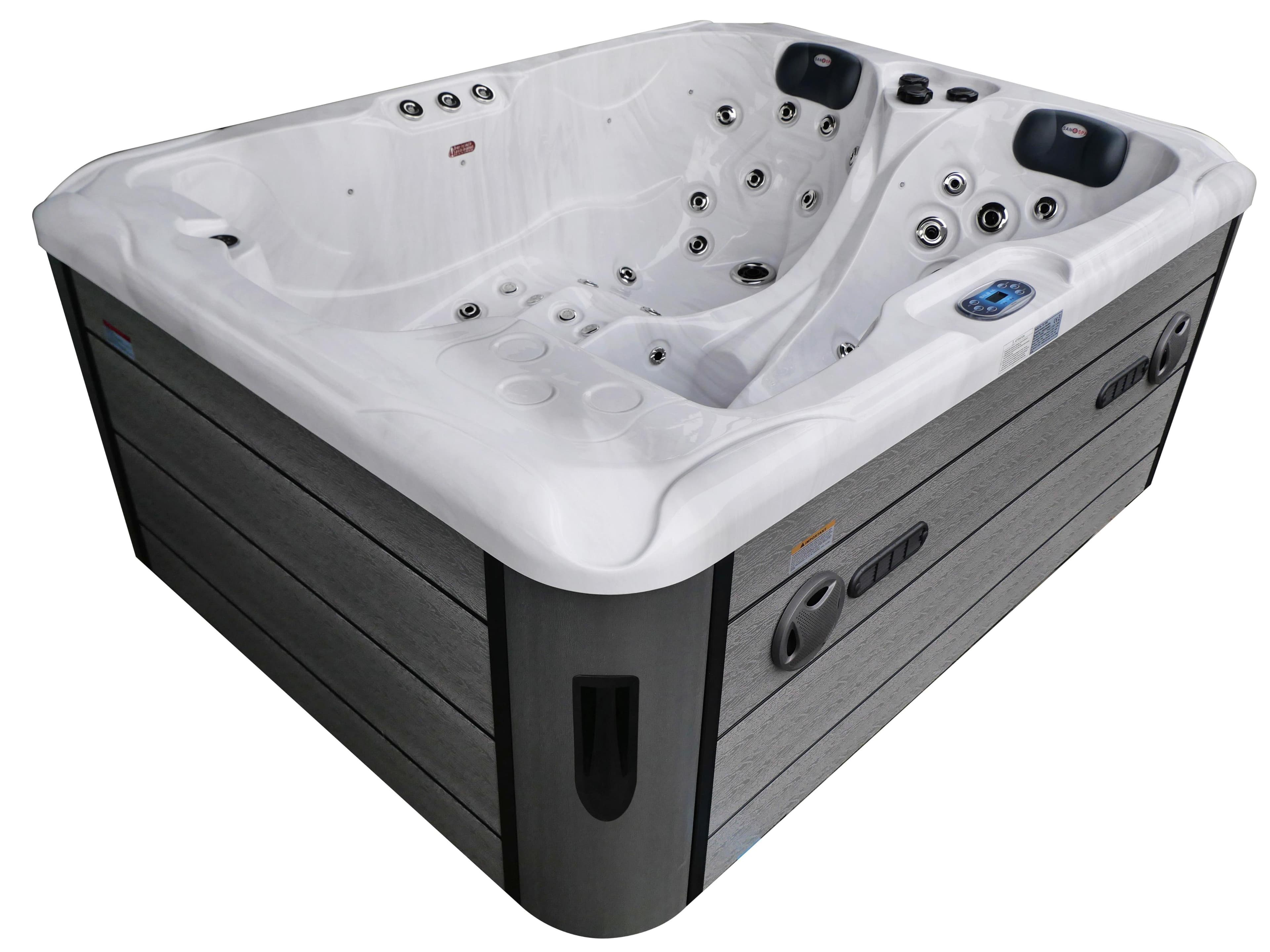 Sanotechnik Whirlpool Capri Grauweiß Kunststoff