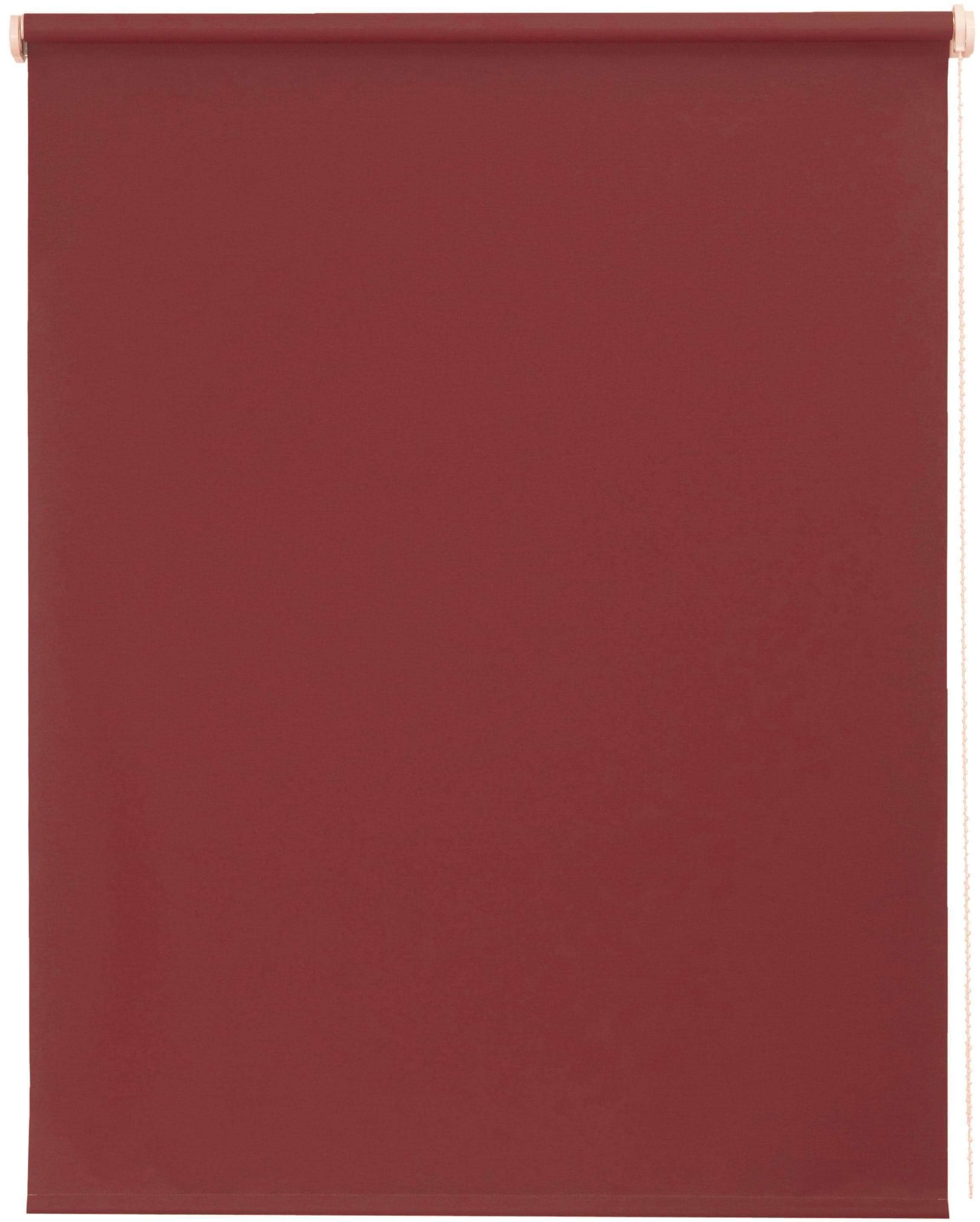 Seitenzugrollo SUNLINES Uni rot 142x180 cm Polyester
