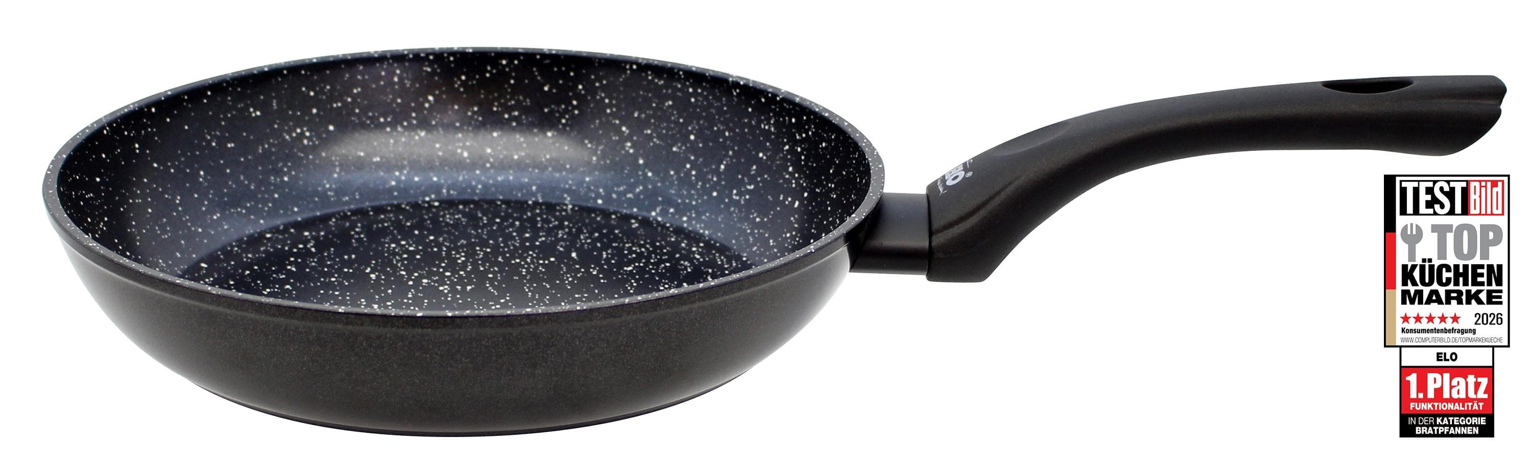 Bratpfanne ELO Pure Belugo Schwarz Marmoriert Induktion