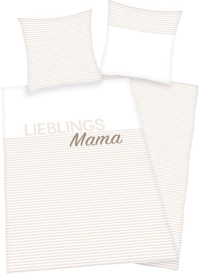 Herding Lieblings-Mama Bettwäsche-Set Baumwolle