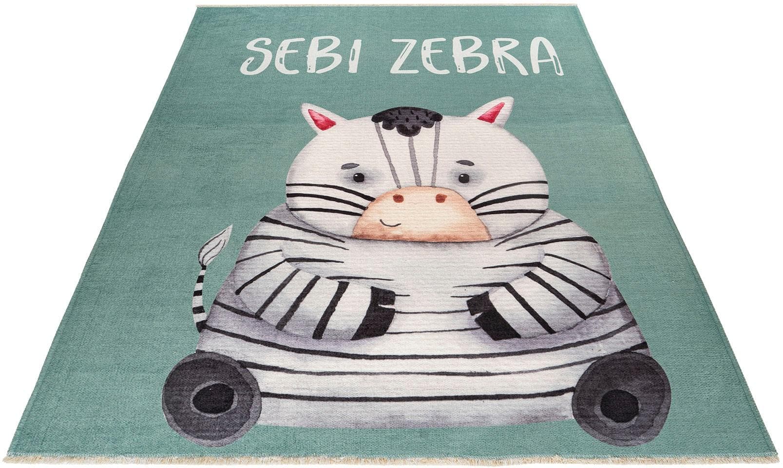 Obsession Kinderteppich My Greta 614 Bunt Zebra Motiv Kurzflor