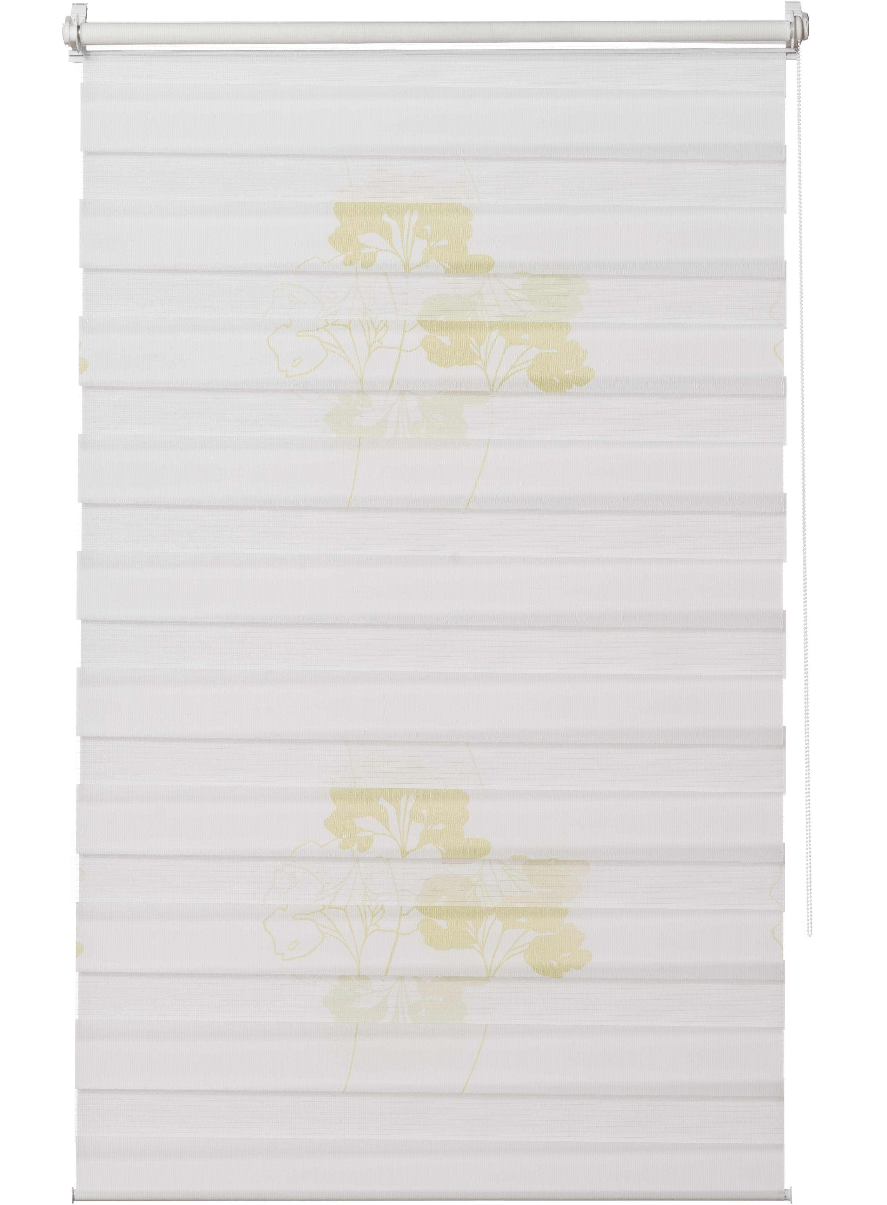 K-HOME Doppelrollo Delphi Grün Polyester Klemmfix