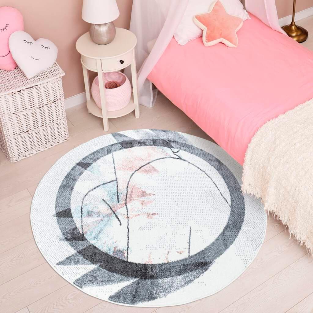 Teppich CARPET CITY YOUNG953 beige rund 120cm Polypropylen