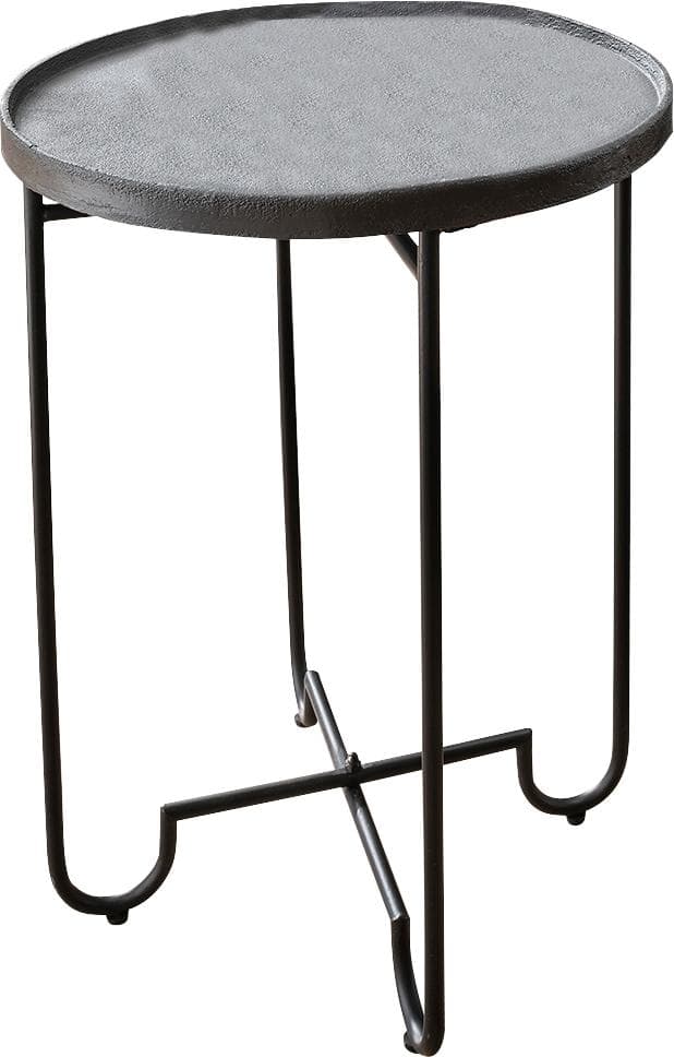 Beistelltisch PAROLI, schwarz, B:45cm H:60cm T:45cm