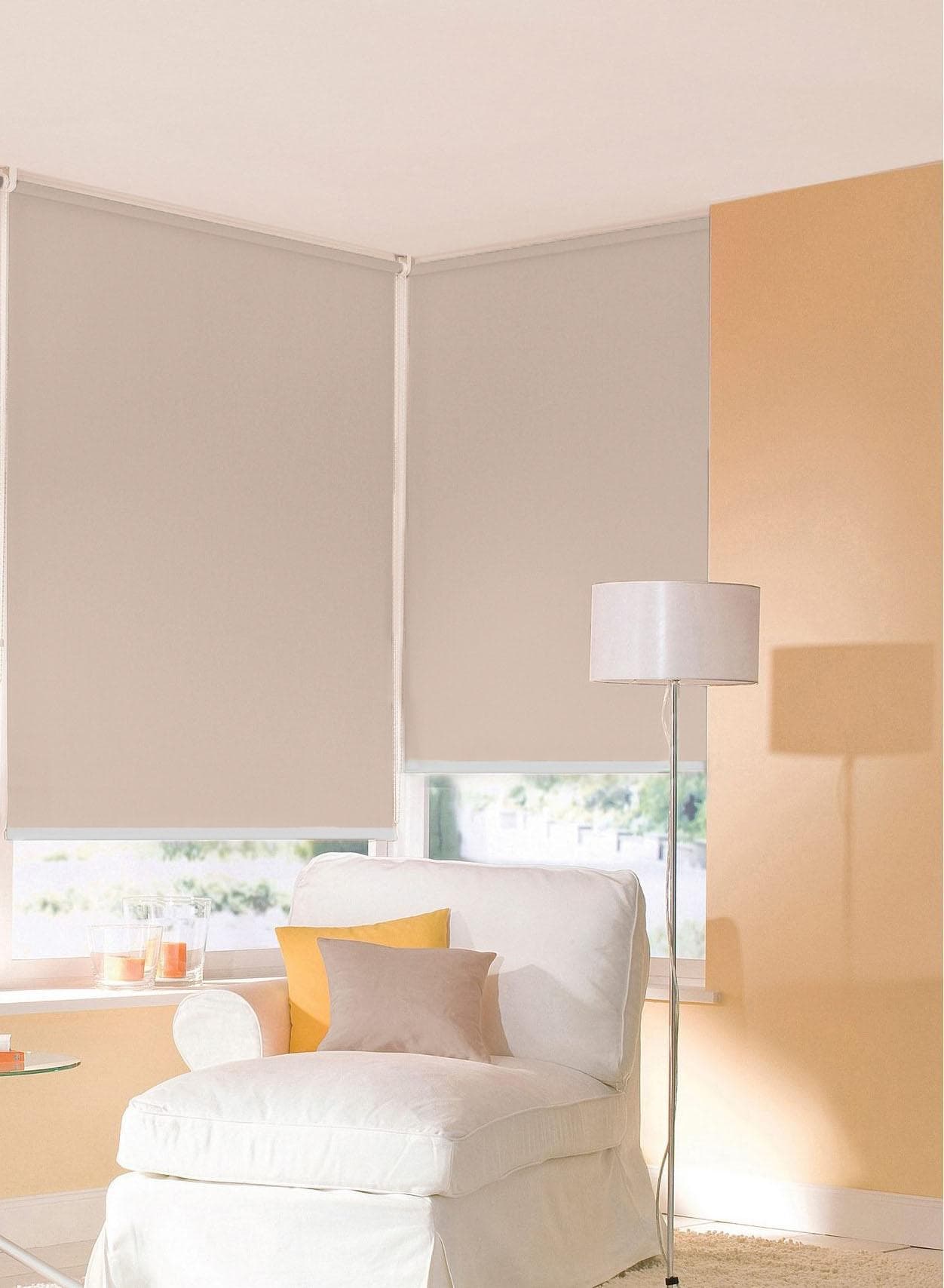 Seitenzugrollo SUNLINES One Size Style uni beige
