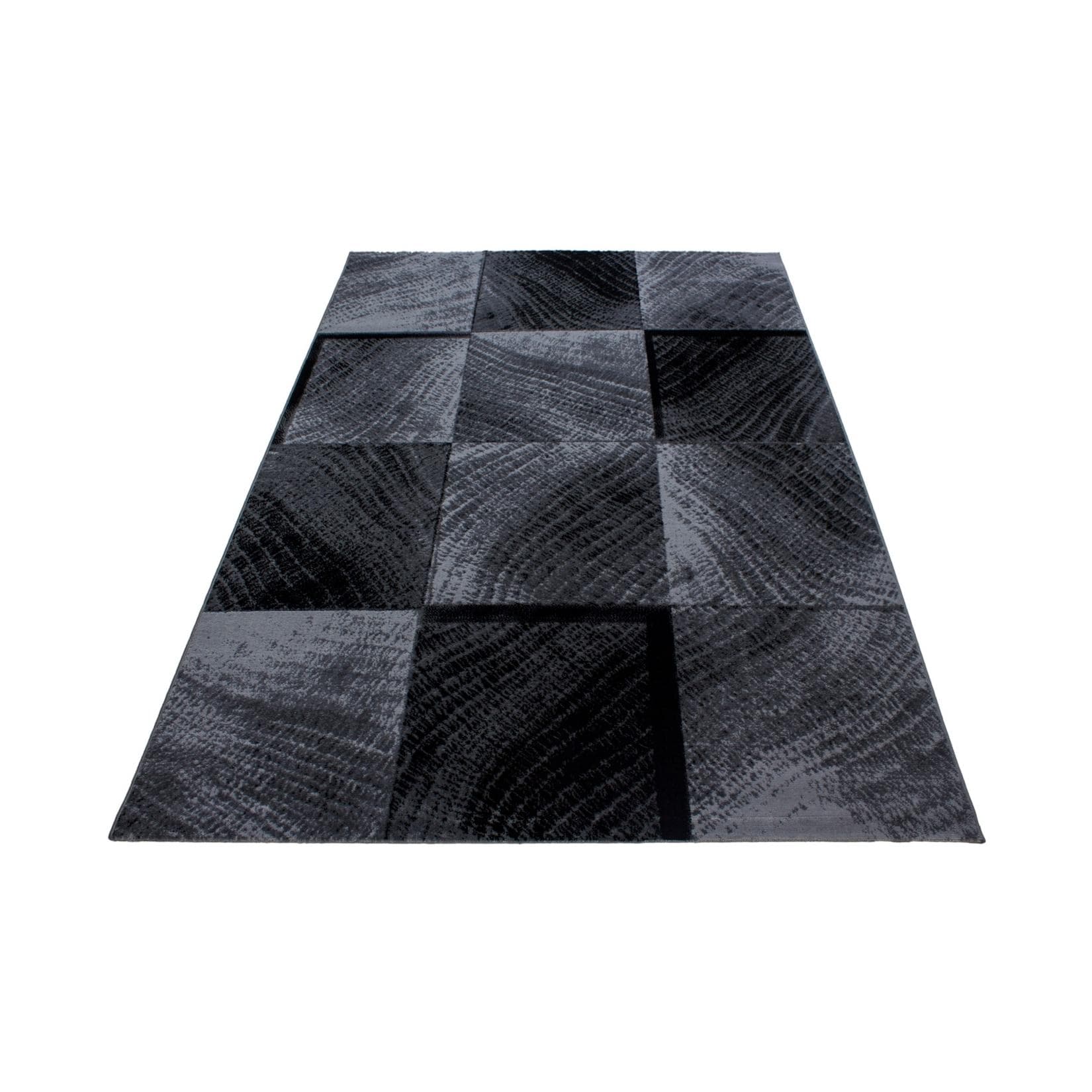 Ayyildiz Teppich Designer Modern Wohnzimmer Stern Design Meliert Kurzflor
