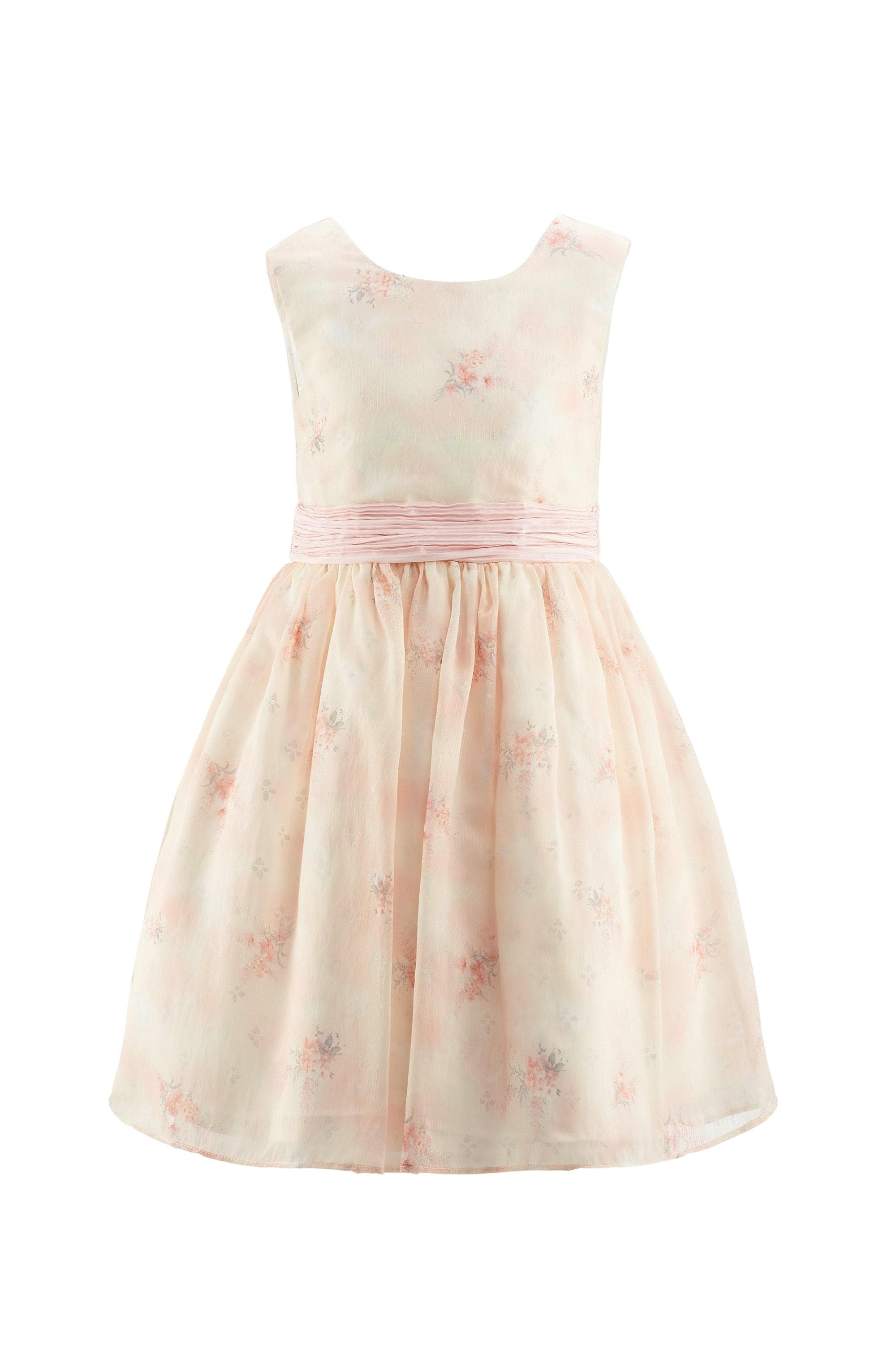 happy girls Sommerkleid Mädchen Chiffon Blümchen Rosa