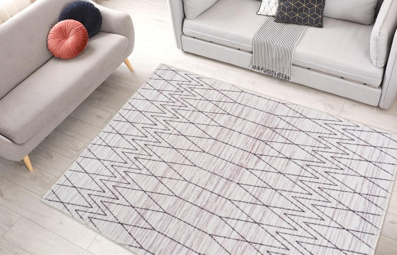 Teppich ARTE ESPINA Maya 300 Grau Skandinavisches Print-Muster Polyester