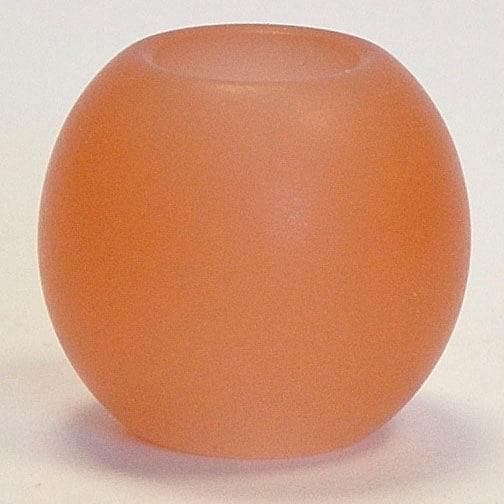 Kutti Acrylkugel Schlaufenkugel Ø 25 mm Apricot Gardinenbefestigungen