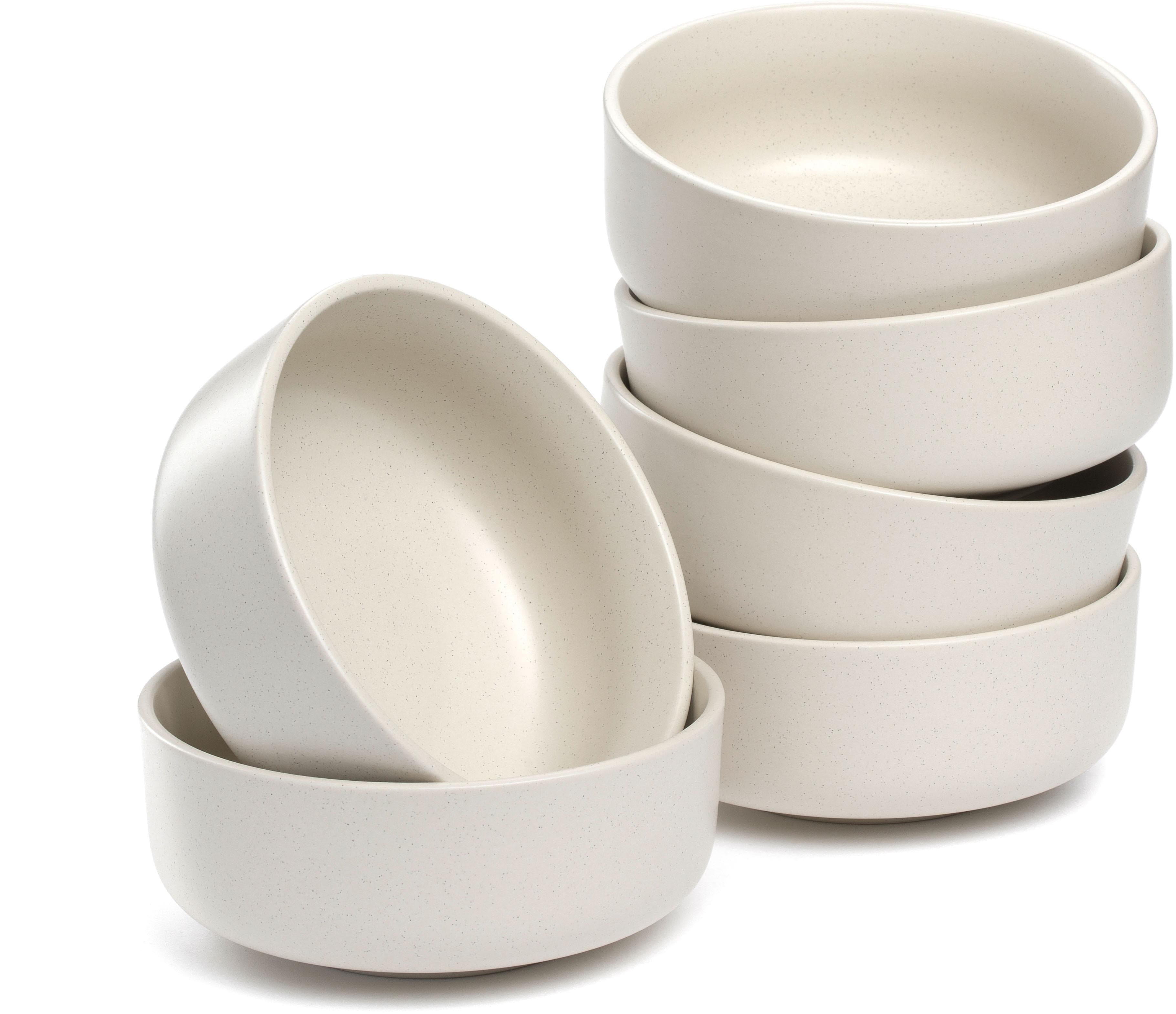 Leonardo Keramikschale ROMA 6er-Set Beige Creme