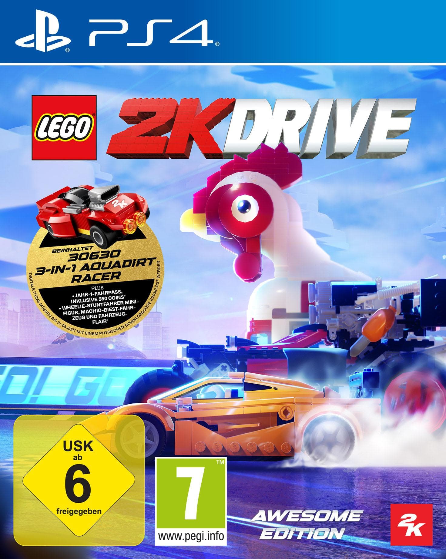 LEGO 2K Drive AWESOME Spielesoftware für PlayStation 4