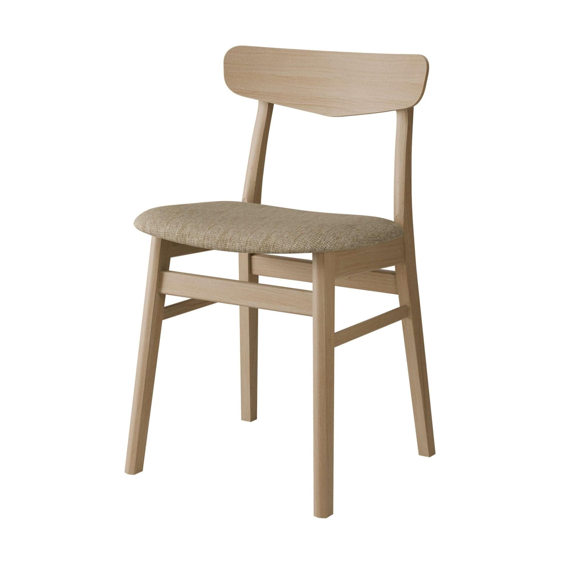 HAMMEL FURNITURE Mosbøl Esszimmerstuhl Massivholz Beige Weiß Geölt