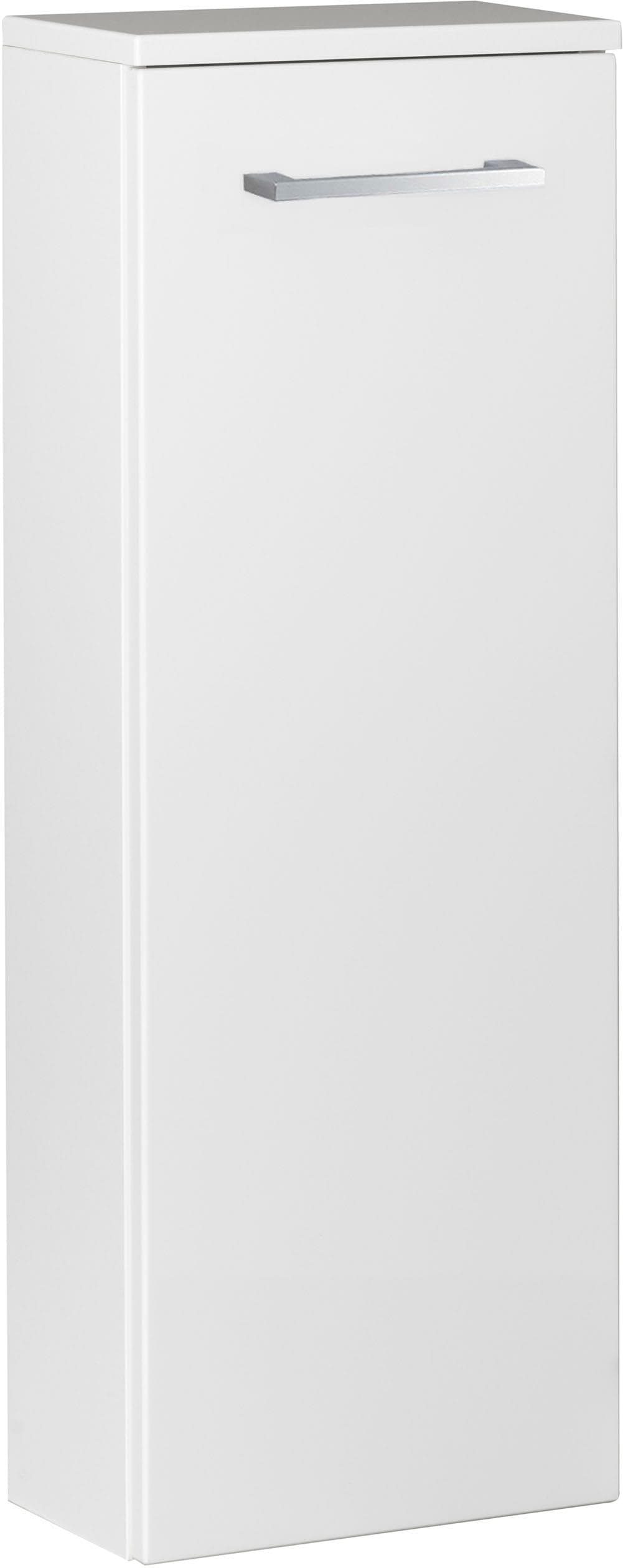 Fackelmann Midischrank SBC Weiß Hochglanz Wandmontage