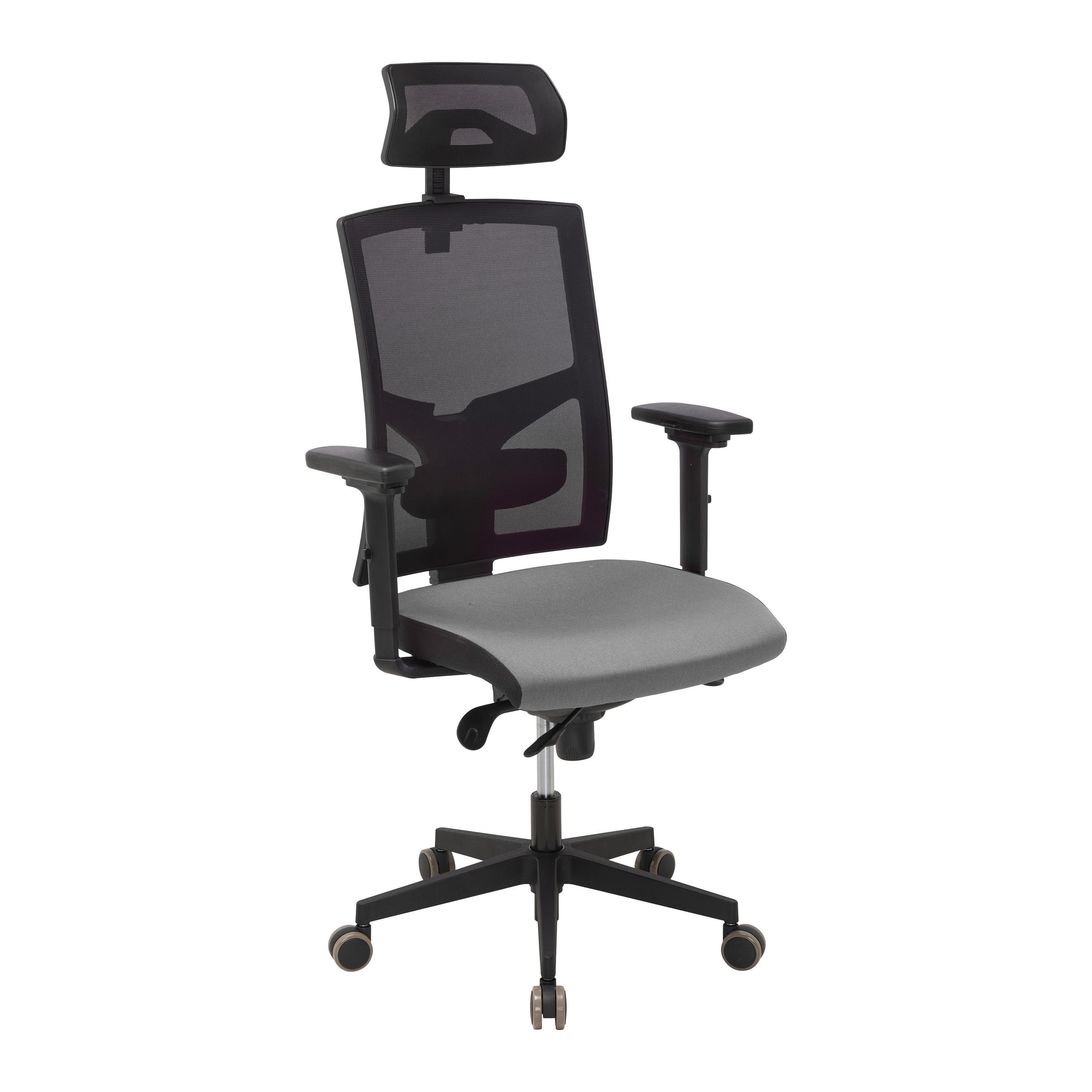 Chefsessel Boss Grau/Schwarz