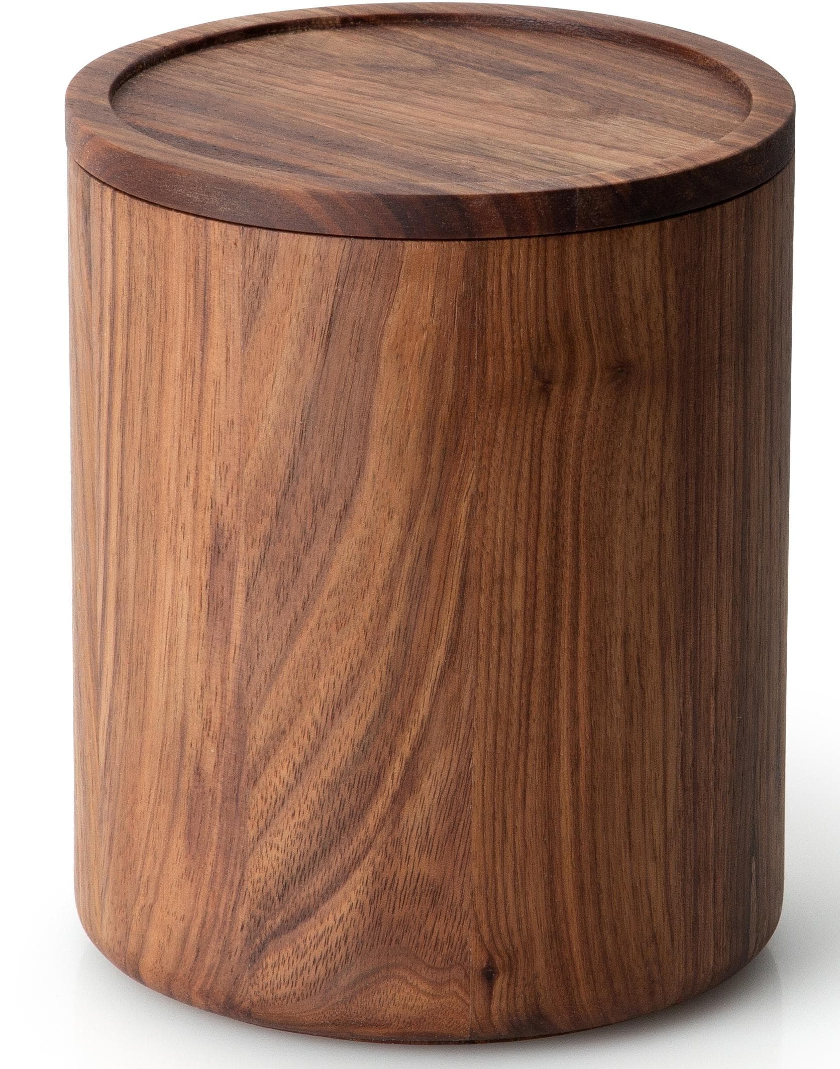 CONTINENTA Aufbewahrungsdose Braun Walnussholz Handarbeit
