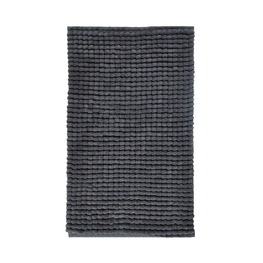 Aquanova Badteppich Axel Graphit Textil Uni 60x100 cm