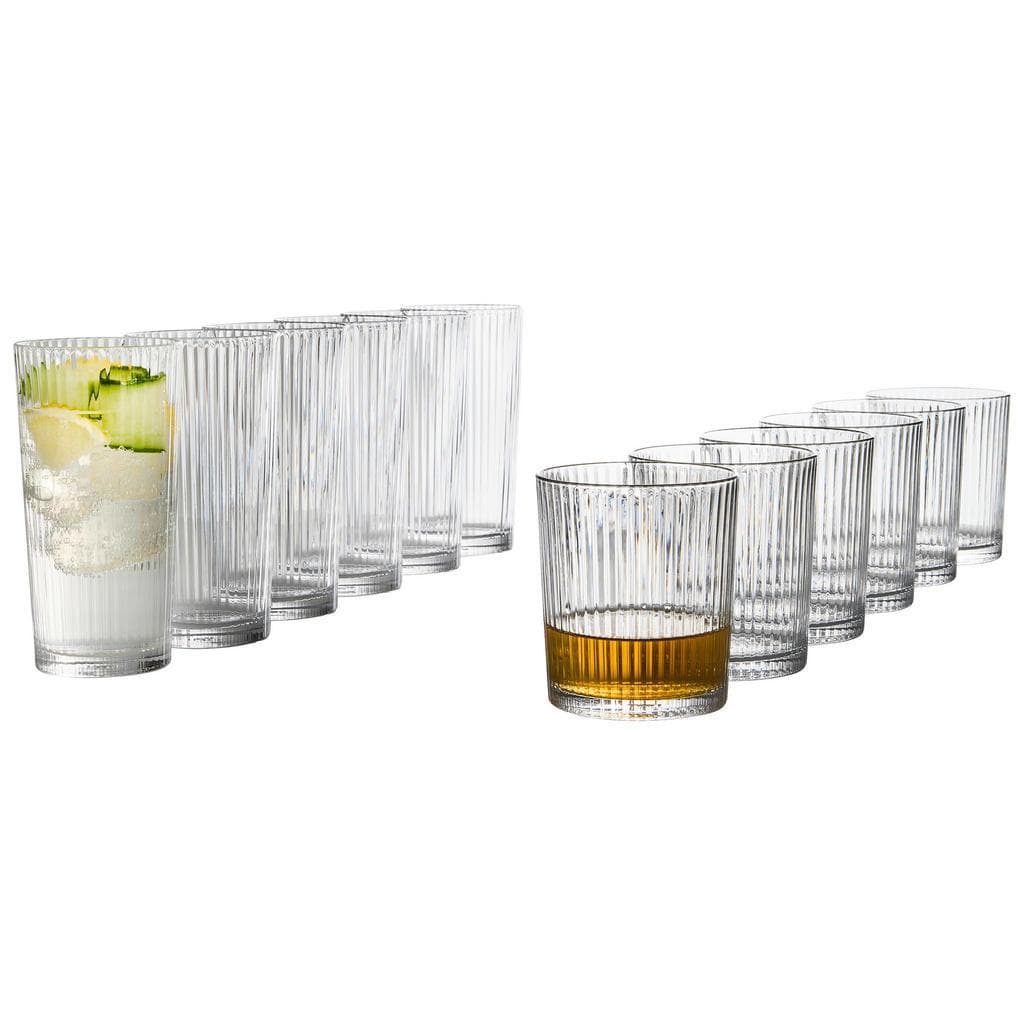Gläserset Aperitivo, klar, Glas