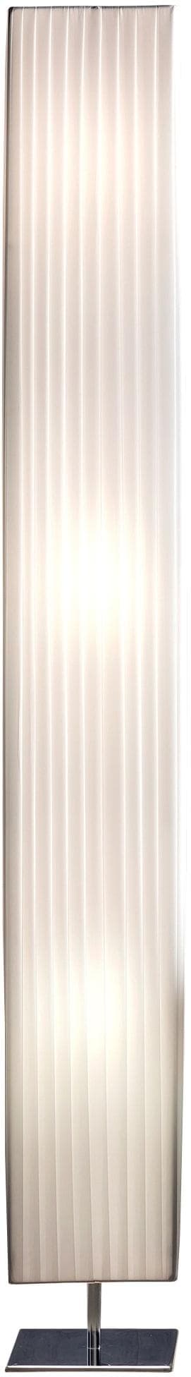 SALESFEVER Stehlampe Theodor Weiß Chrom 160cm