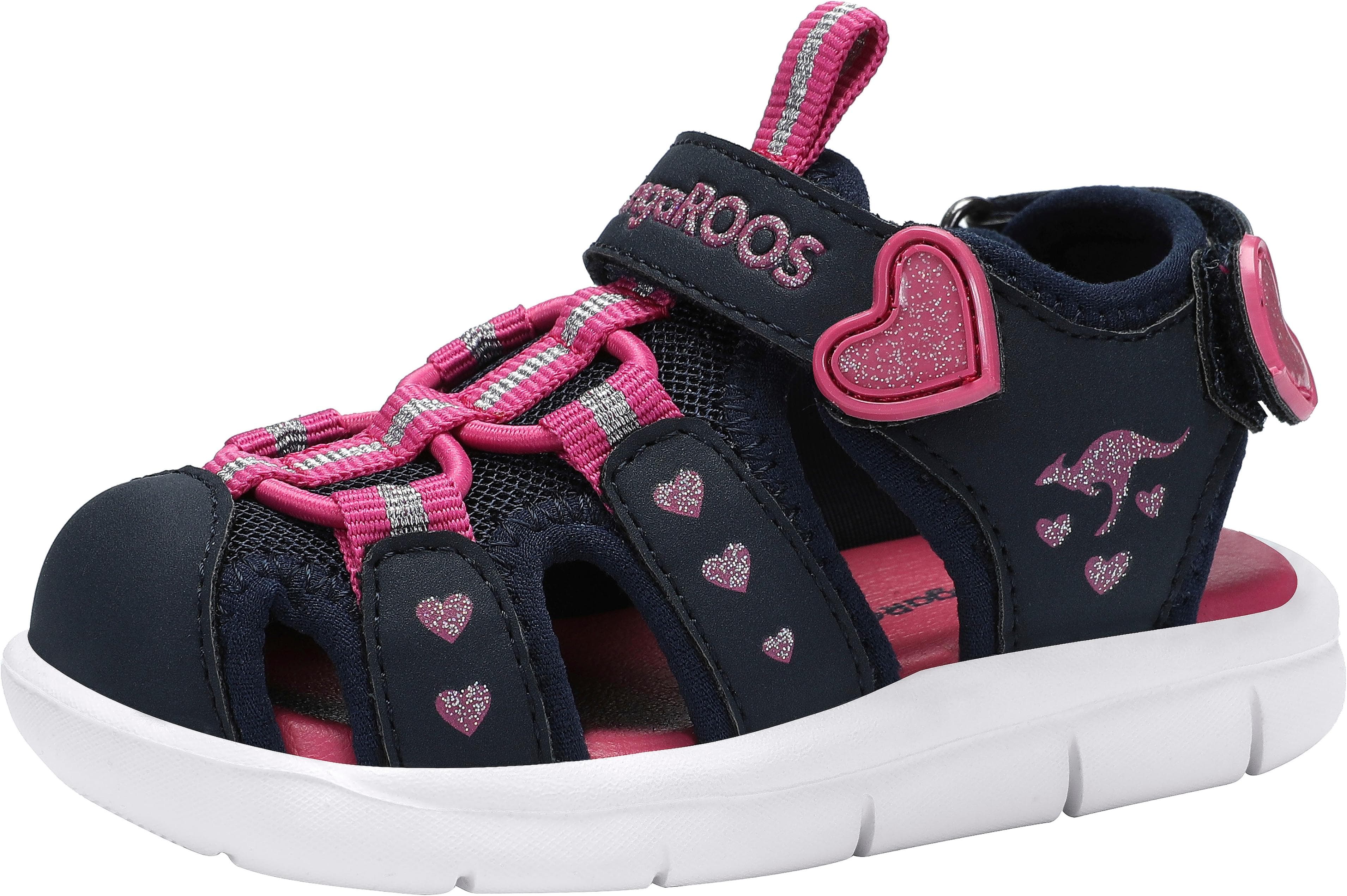 KangaROOS K-Mini Sandale Mädchen blau Klettverschluss