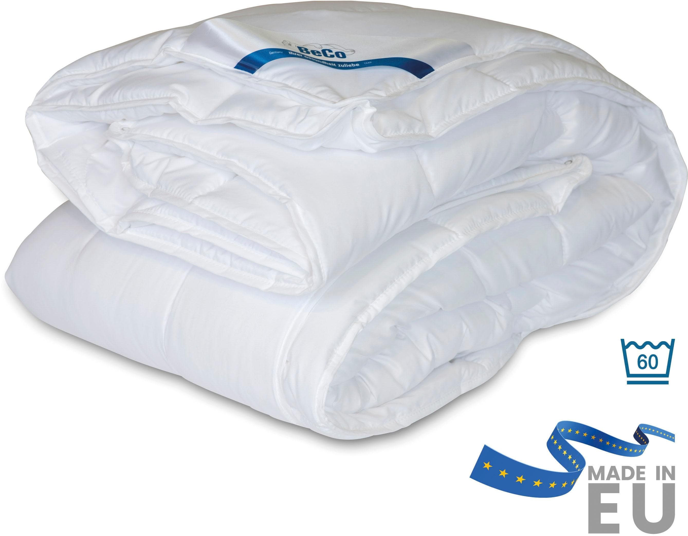 BECO Royal Soft GOLD Microfaserbettdecke Weiß 135x200 cm