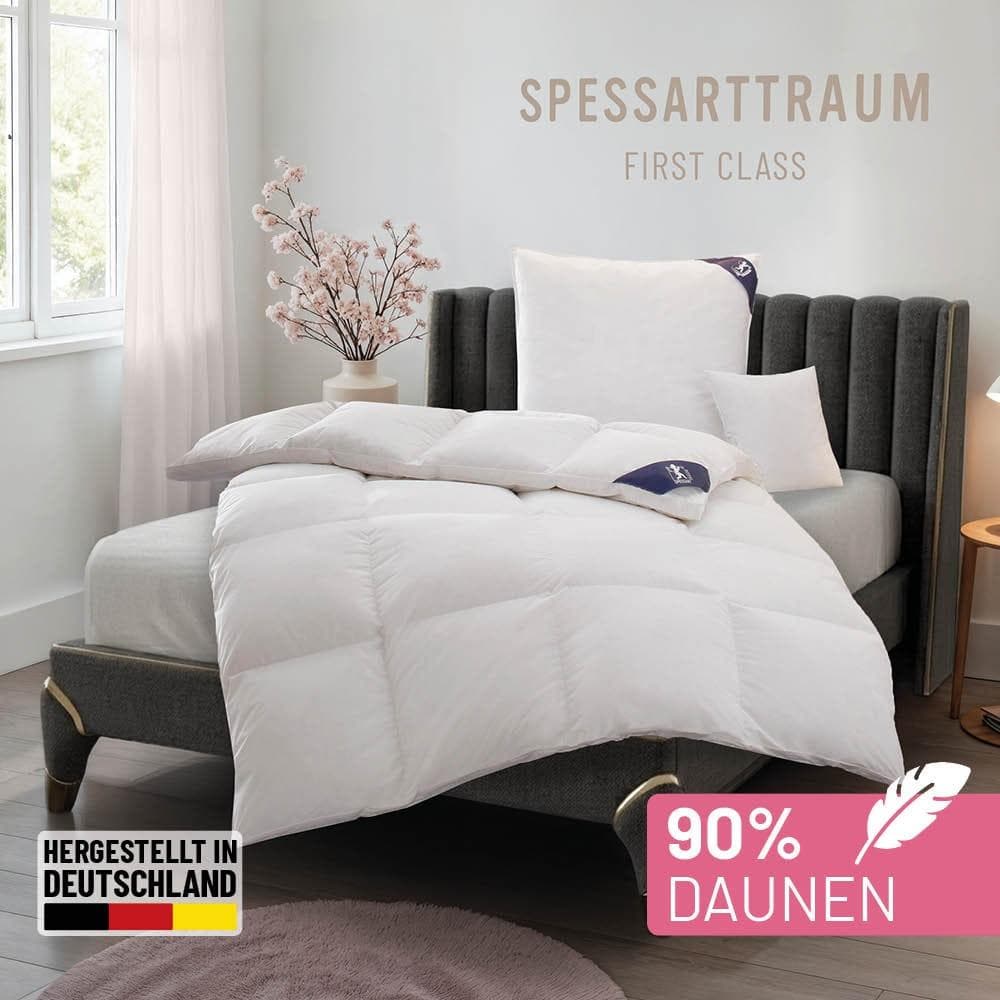 Spessarttraum Daunenbettdecke First Class Weiß Extrawarm