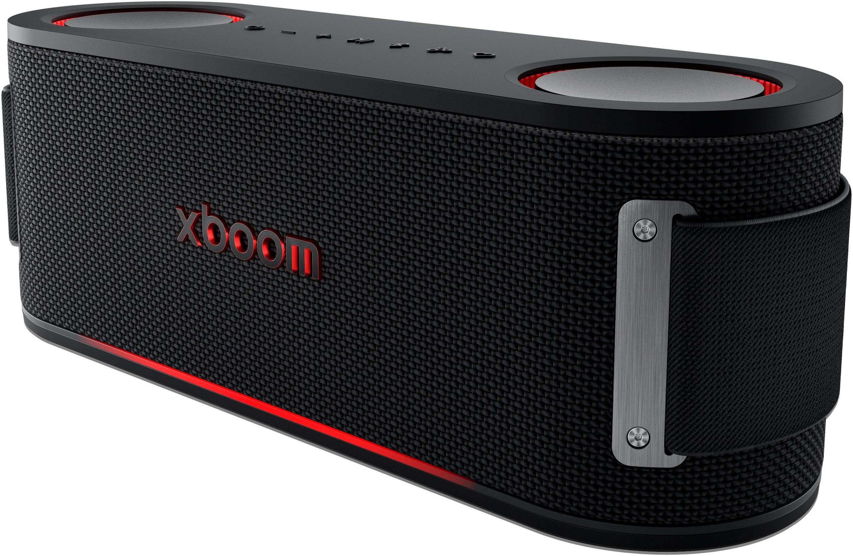 LG xboom BOUNCE Bluetooth-Lautsprecher Schwarz 40W IP67