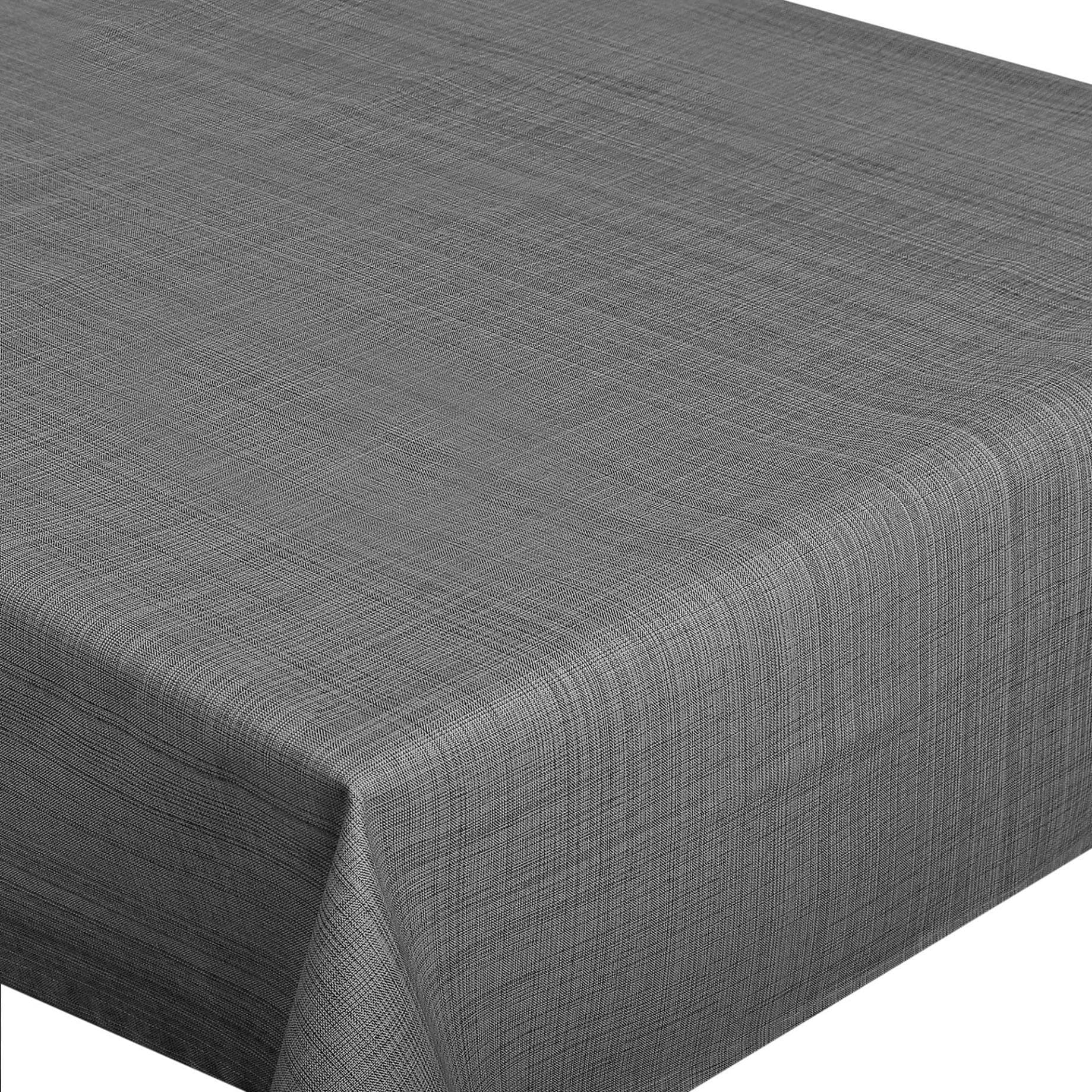 DELINDO LIFESTYLE Tischdecke SAMBA Anthrazit Polyester