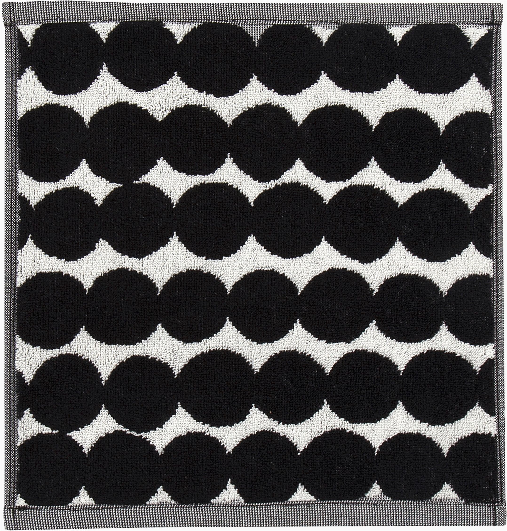 MARIMEKKO Seiftuch RÄSYMATTO Schwarz-Weiß Frottee