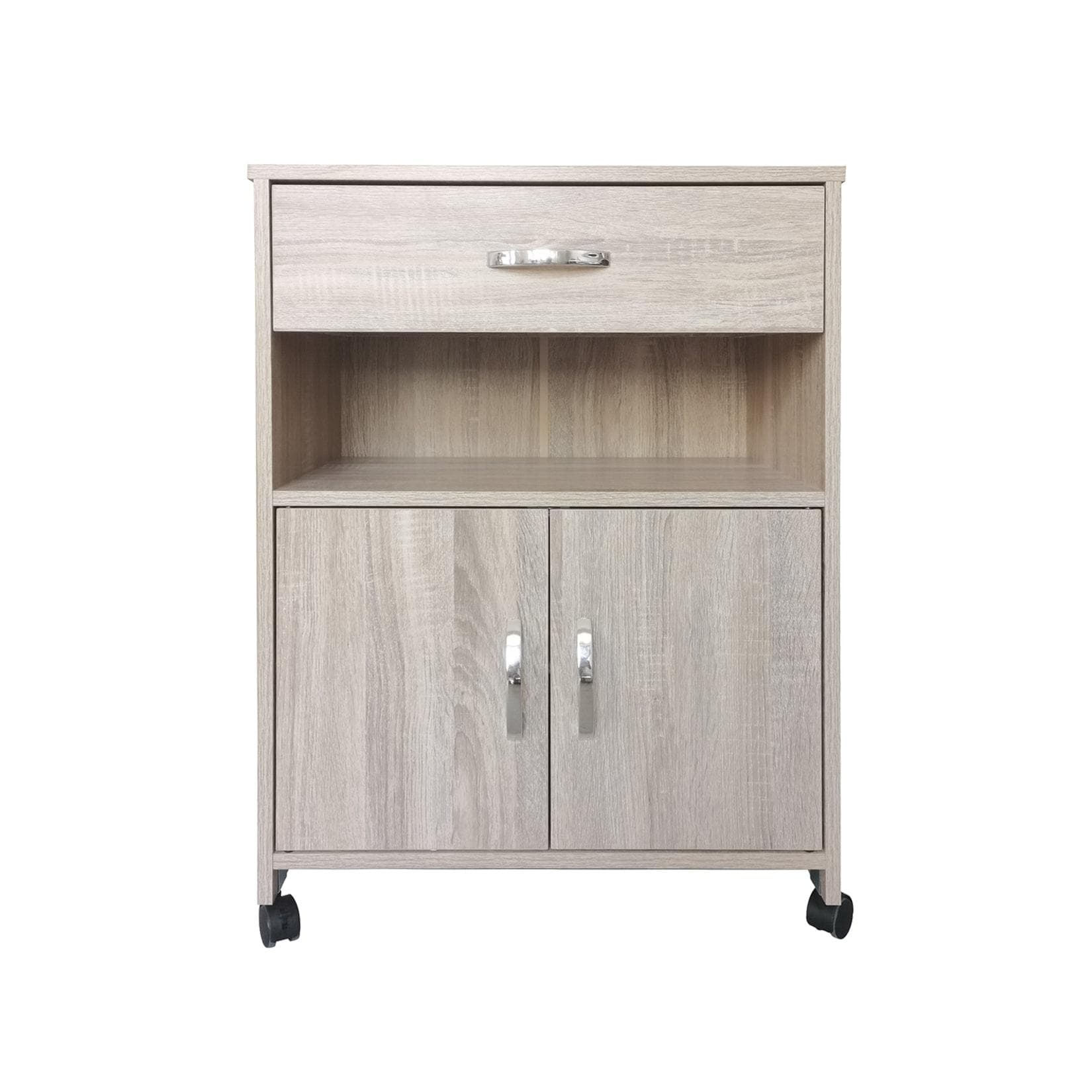 HTI-Line Mehrzweckschrank Blanca Weiss mit Rollen