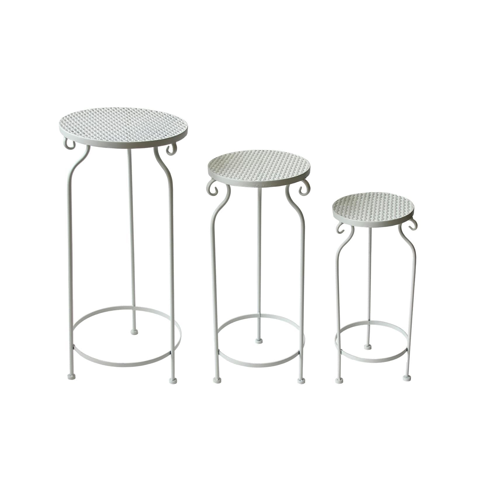 HTI-Living Blumenständer 3er Set Celia Metall