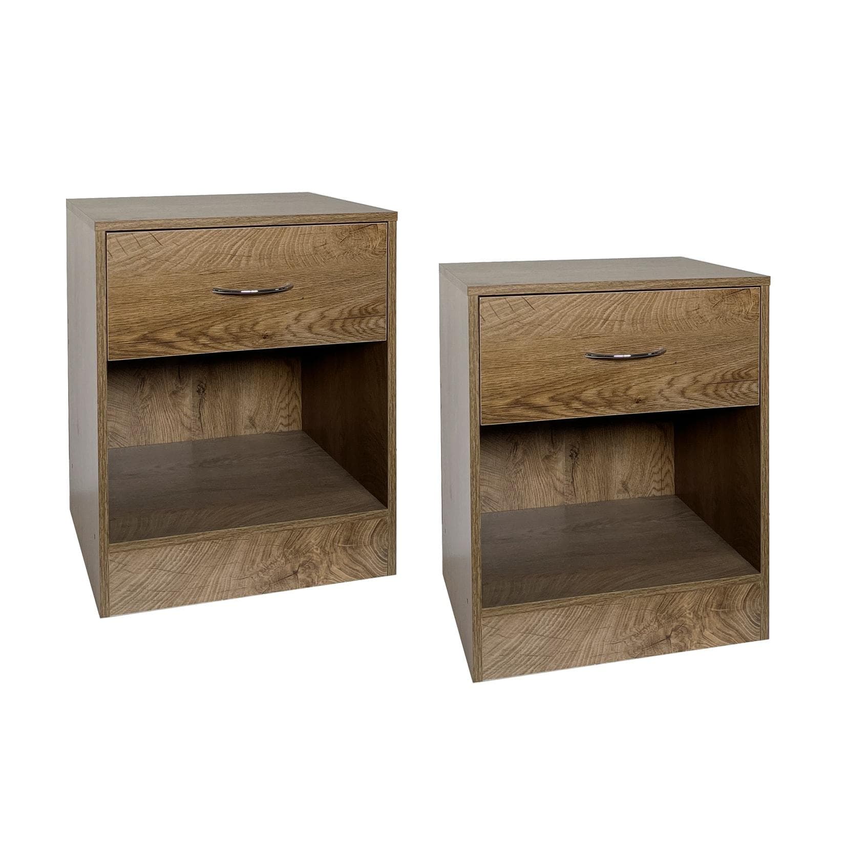 HTI-Living Nachtschrank Thekla Eiche 2er-Set