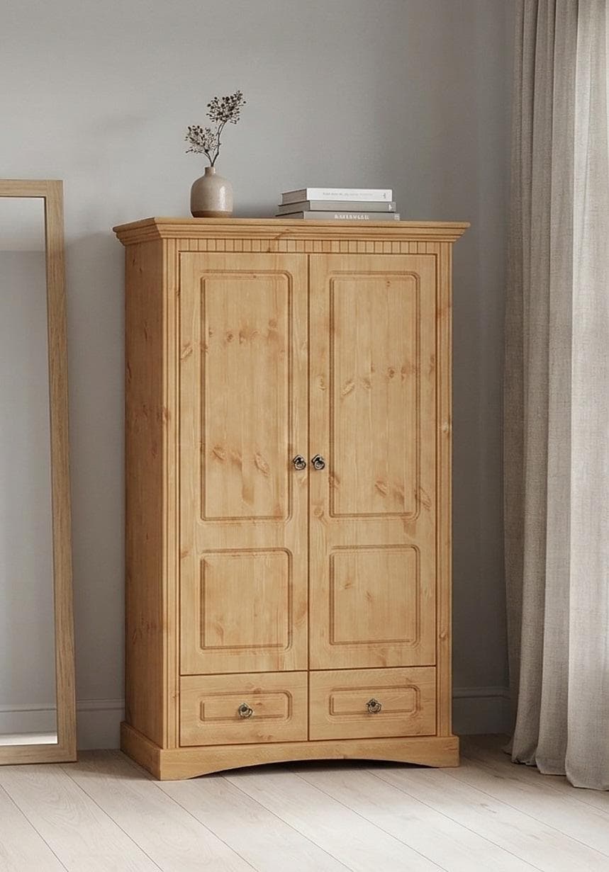 OTTO HOME Wäscheschrank Rustic Massivholz Kiefer Natur