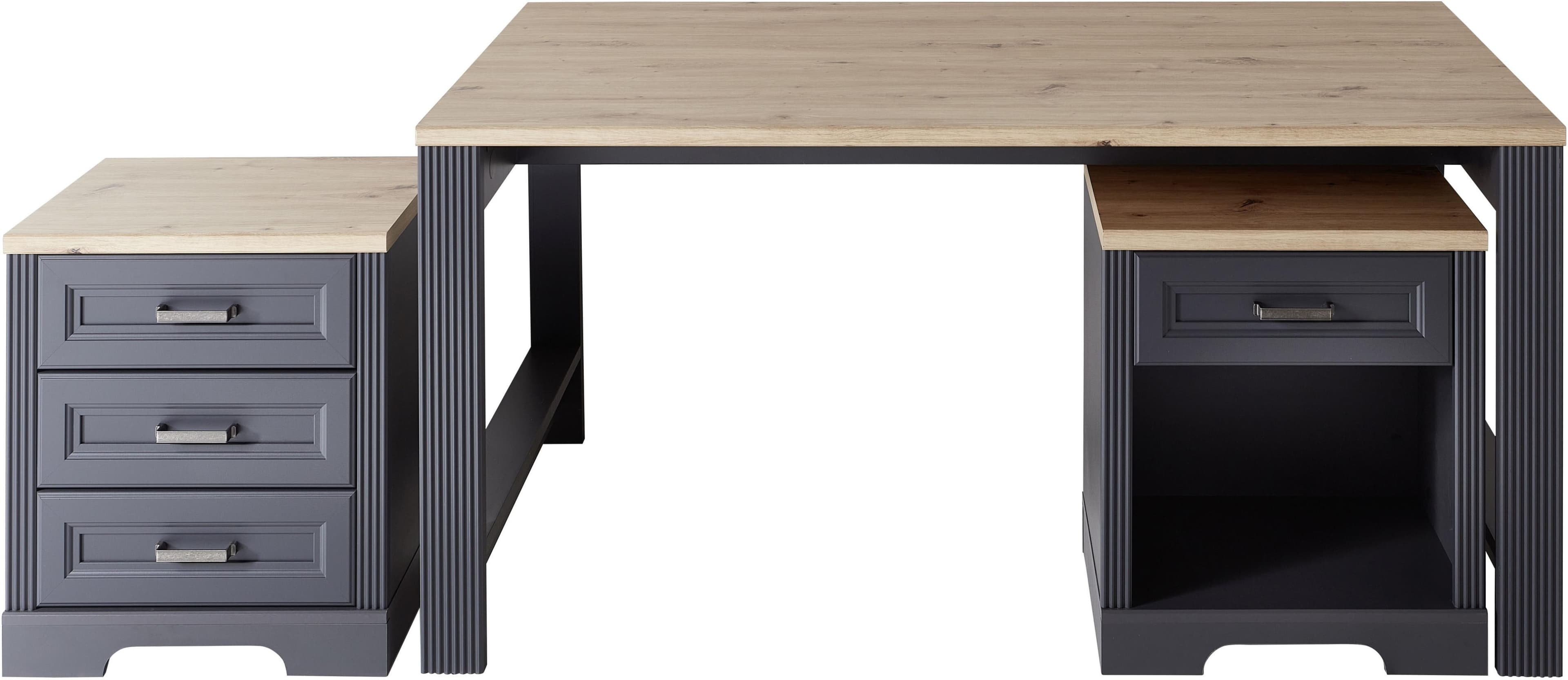 Innostyle Schreibtisch Jasmin Grau ABS-Kunststoff